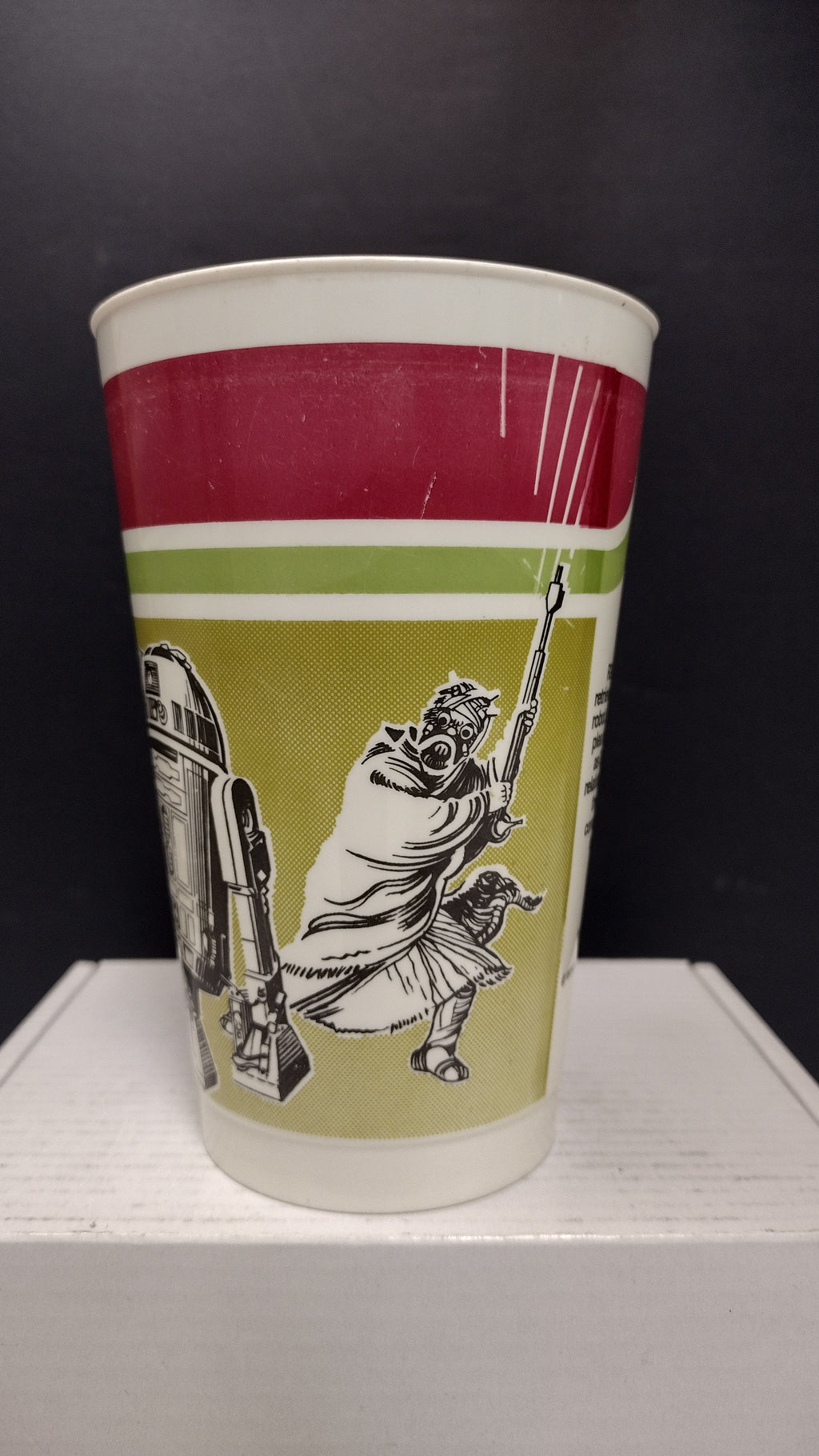 Vintage 1979 Star Wars C-3PO & R2-D2 Coca-Cola Promo Plastic Cup