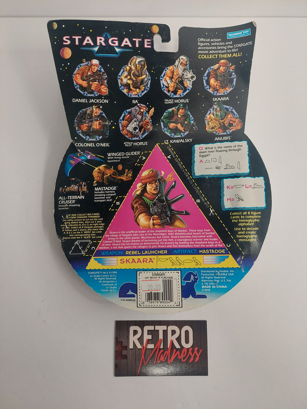 Vintage 1994 Stargate Skaara Figure
