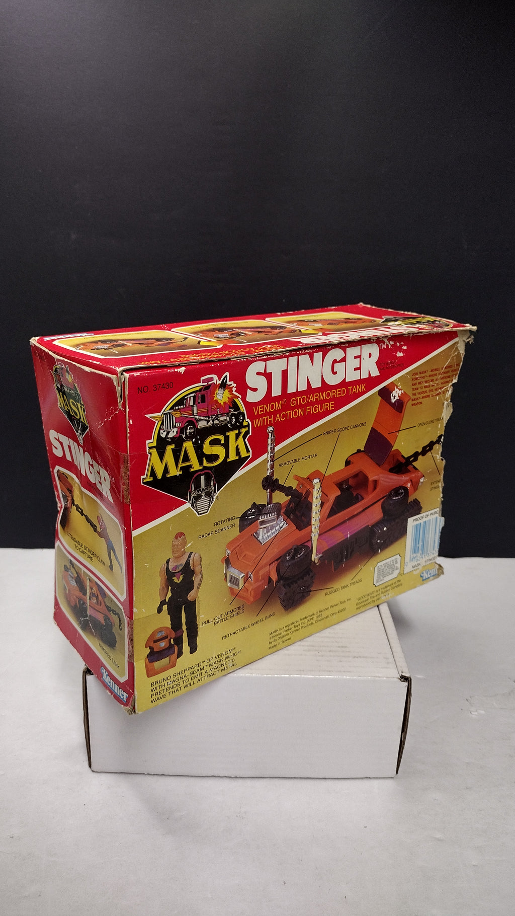 Vintage 1985 Kenner M.A.S.K. Series 1 Stinger Pontiac GTO w/ Original Box & Instructions (Incomplete / Parts Lot)