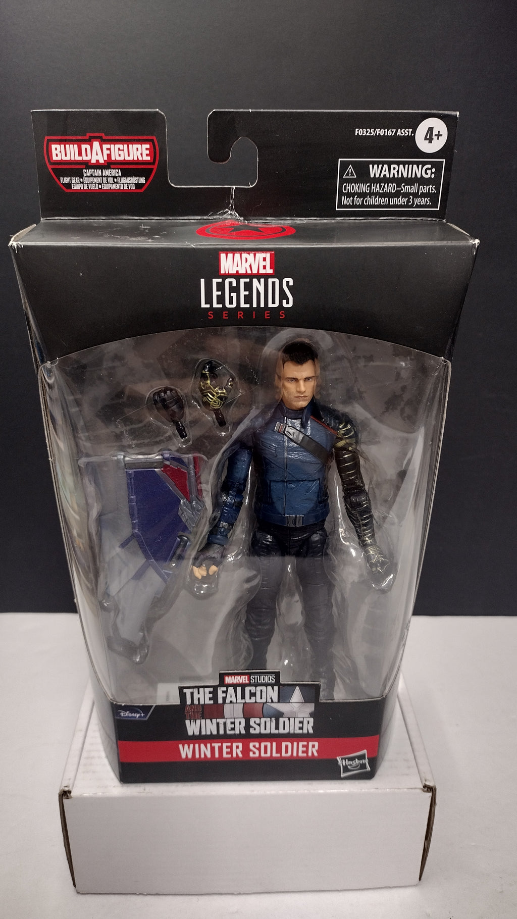 Hasbro Marvel Legends Winter Soldier 6-Inch Action Figure NIB (Captain America Flight Gear BAF)