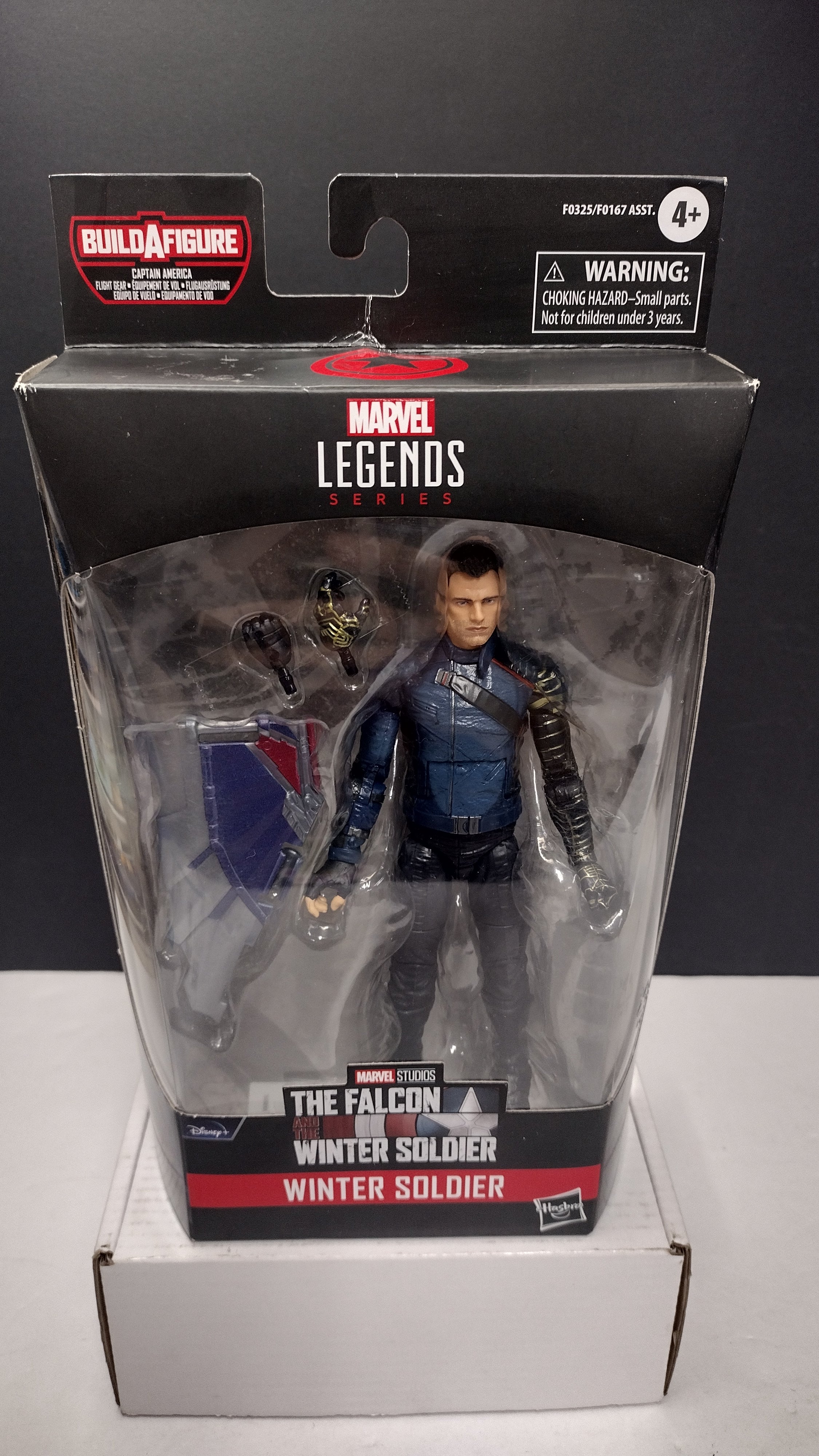 Hasbro Marvel Legends Winter Soldier 6-Inch Action Figure NIB (Captain America Flight Gear BAF)