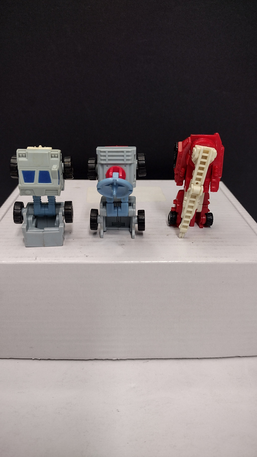 Vintage 1989 G1 Transformers: Micromasters Rescue Patrol & Space Patrol Lot – Loose 3 -Figure Assortment (Includes Red Hot, Barrage, and Heave)