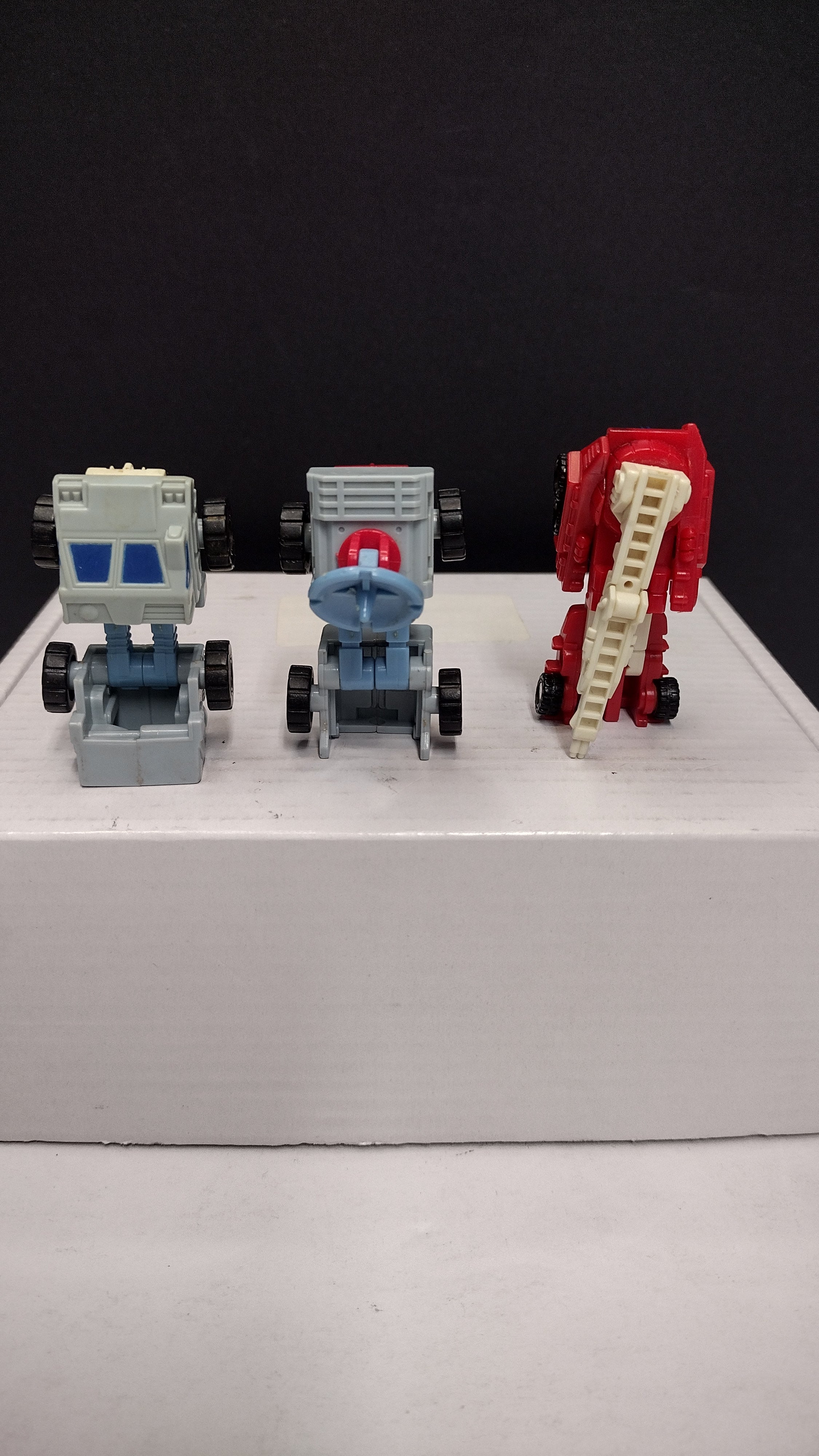 Vintage 1989 G1 Transformers: Micromasters Rescue Patrol & Space Patrol Lot – Loose 3 -Figure Assortment (Includes Red Hot, Barrage, and Heave)