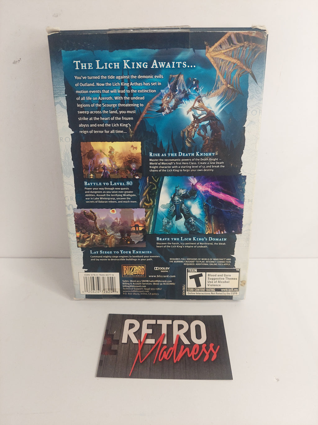 Warcraft Wrath of the Lich King Expansion Set PC Blizzard Entertainment