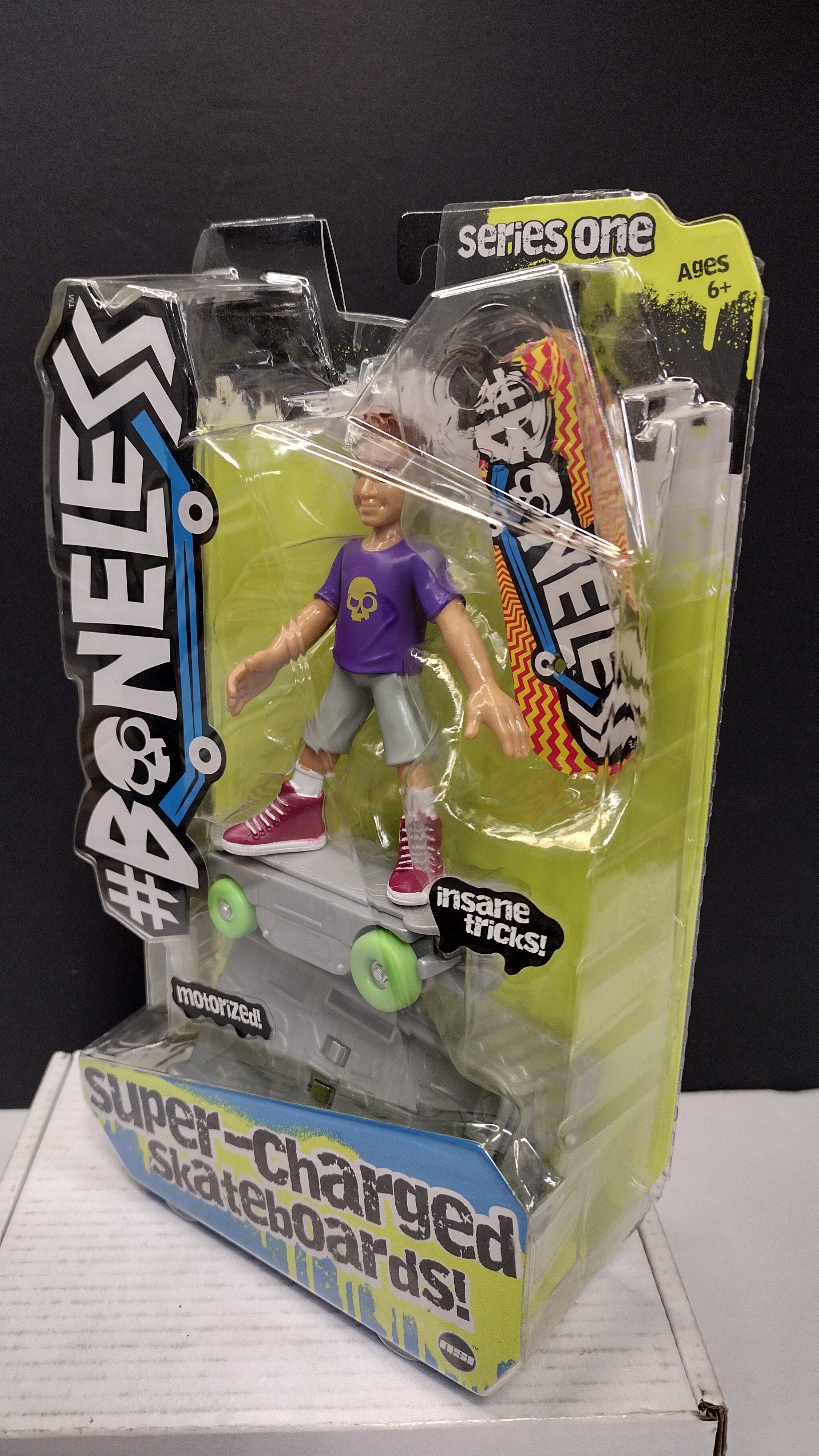Boneless Motorized Super Charged Skateboard Luca Skater Figure (Series 1 - 2022 Release - Brand New & Factory Sealed)