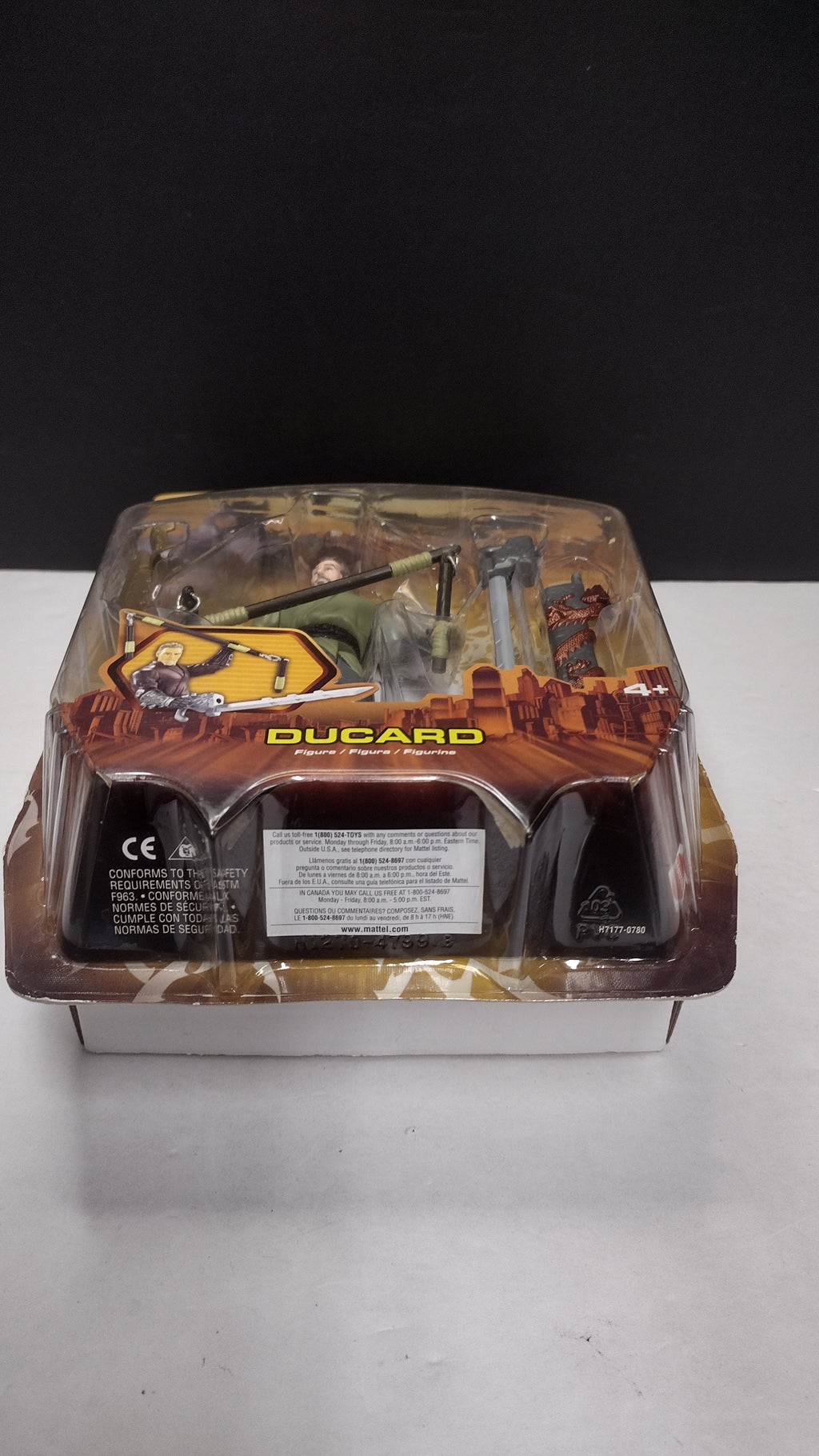 Mattel Batman Begins Henri Ducard Figure (Green Shirt) Carded Sealed