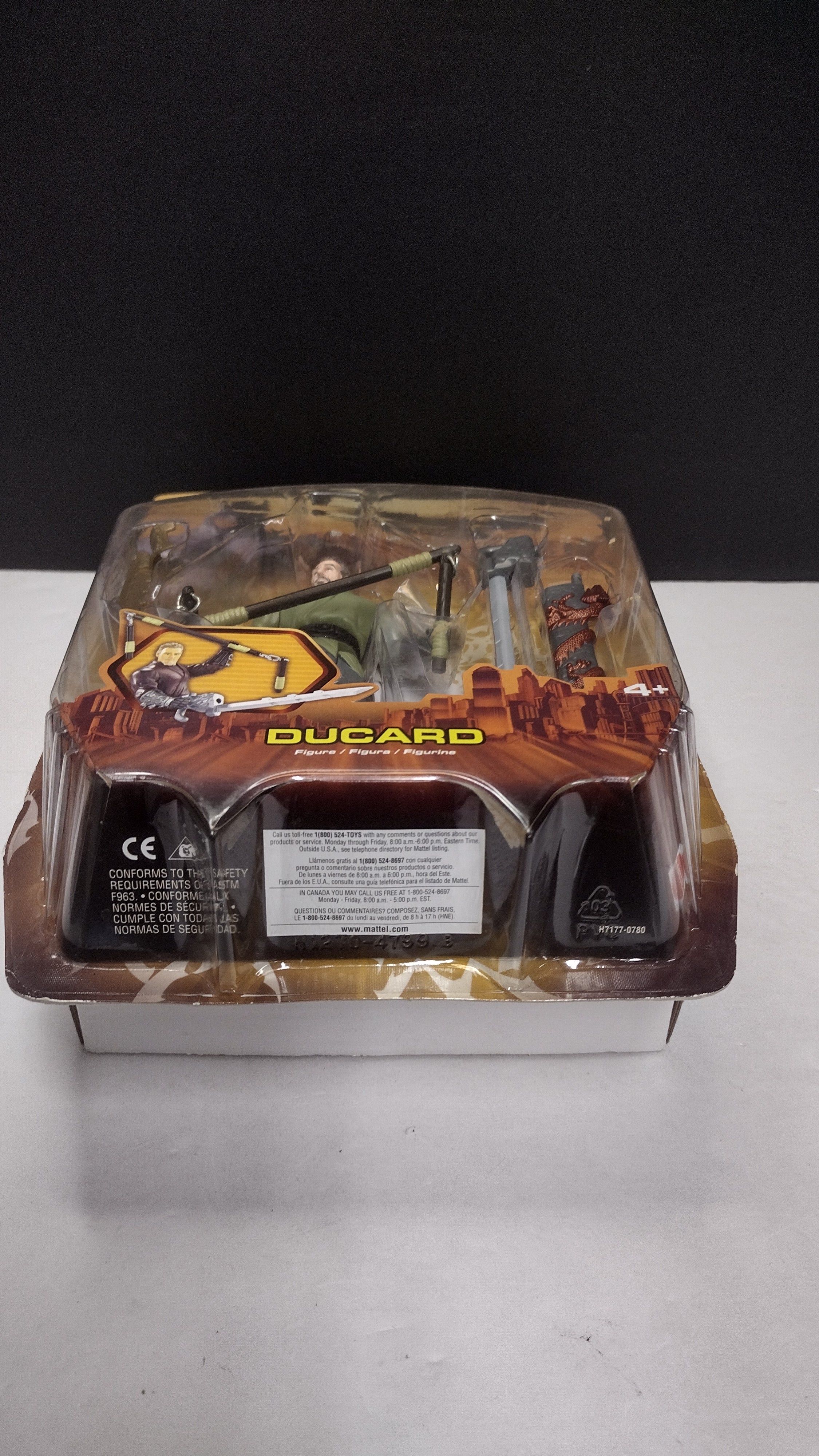 Mattel Batman Begins Henri Ducard Figure (Green Shirt) Carded Sealed