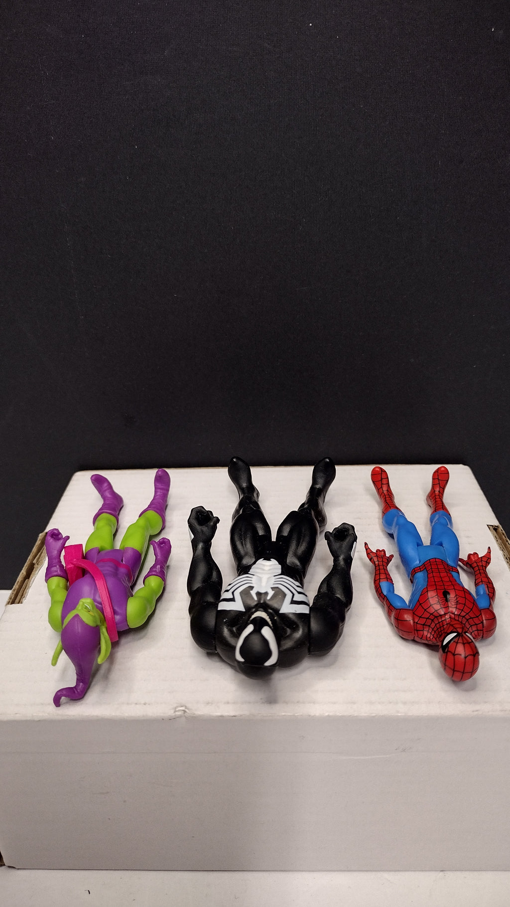 Marvel Legends Retro Collection: Spiderman – Lot D - Spiderman, Goblin and Symbiote Spiderman (Loose)