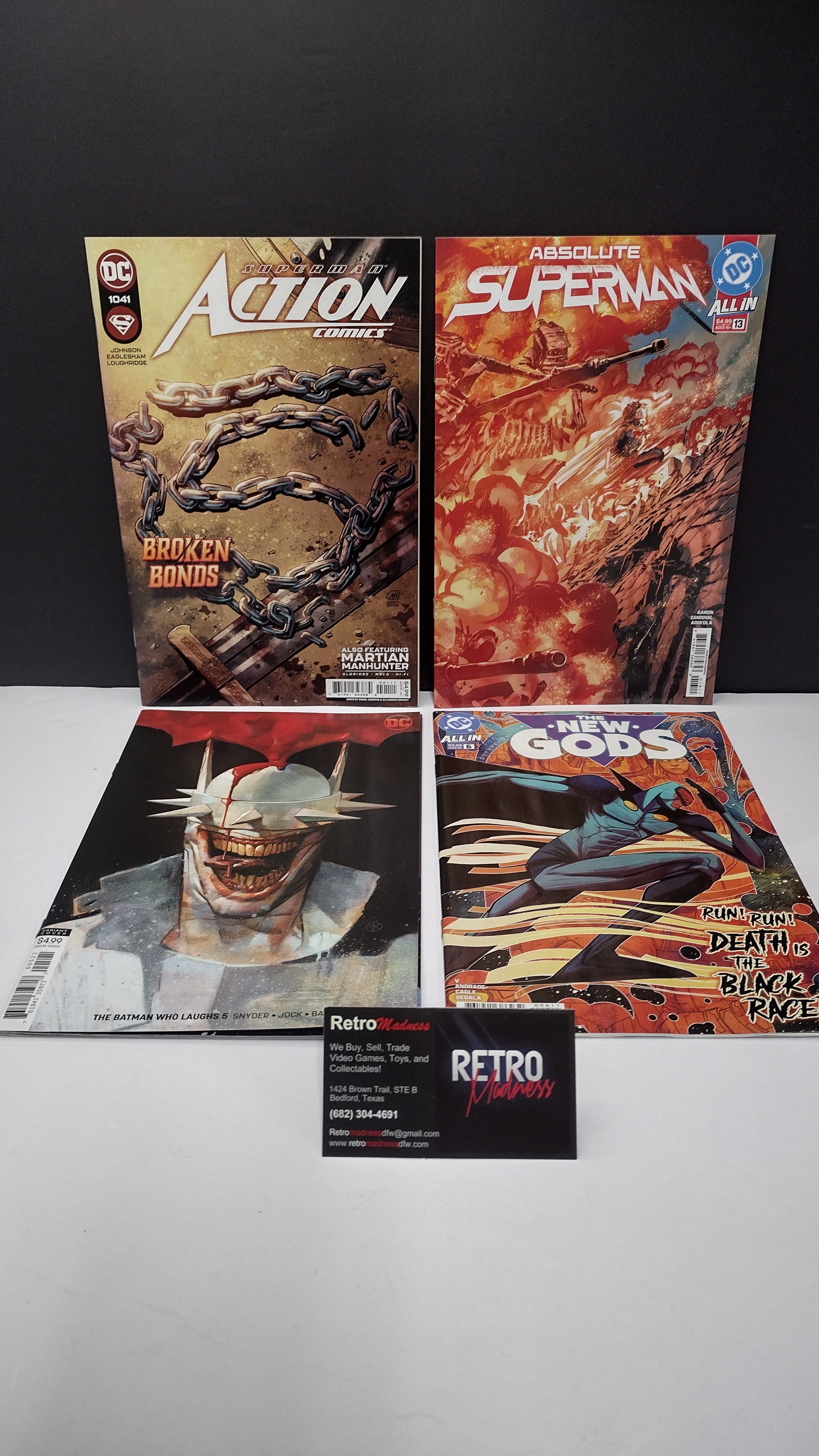 DC Comics Modern Era Lot – 4 Book Set - Lot L2 (Brand New / Unread)