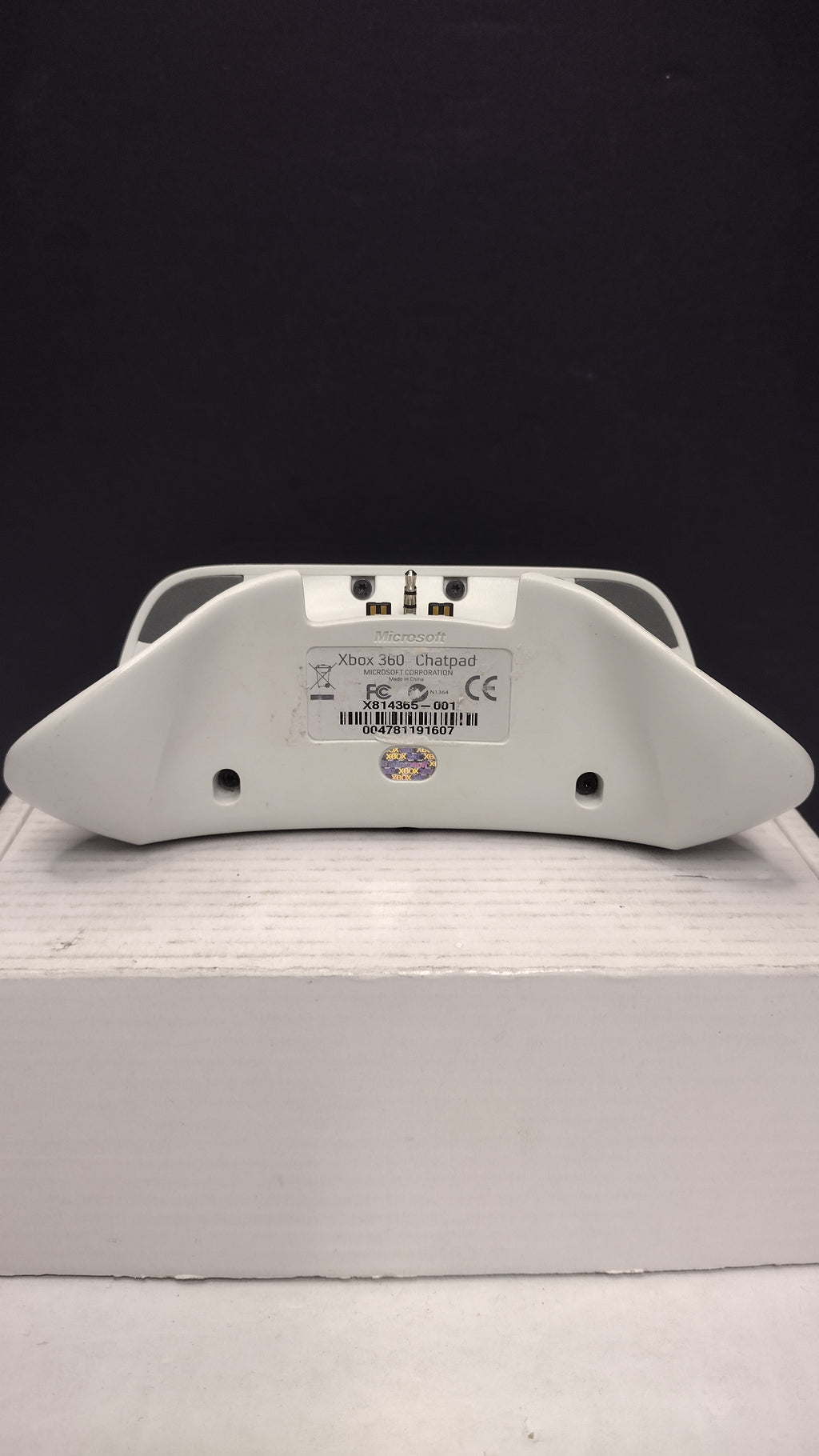 Microsoft Xbox 360 Chatpad Keyboard White OEM X814365-001 Tested