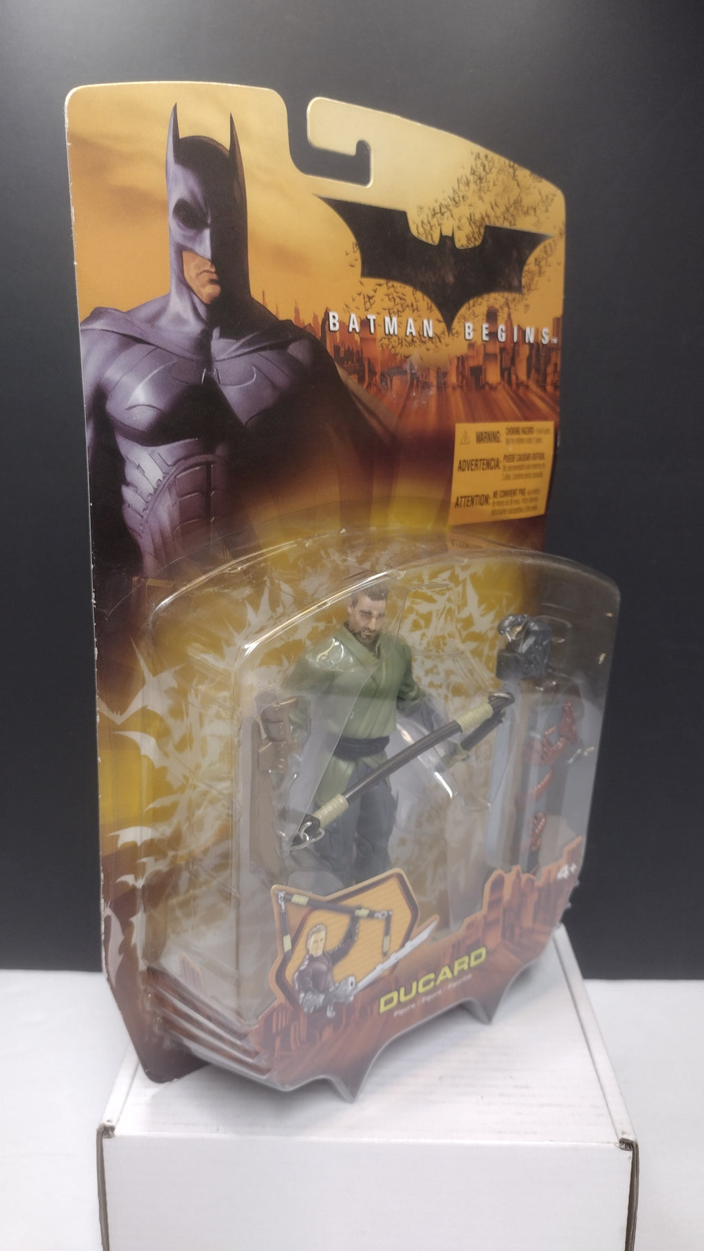 Mattel Batman Begins Henri Ducard Figure (Green Shirt) Carded Sealed