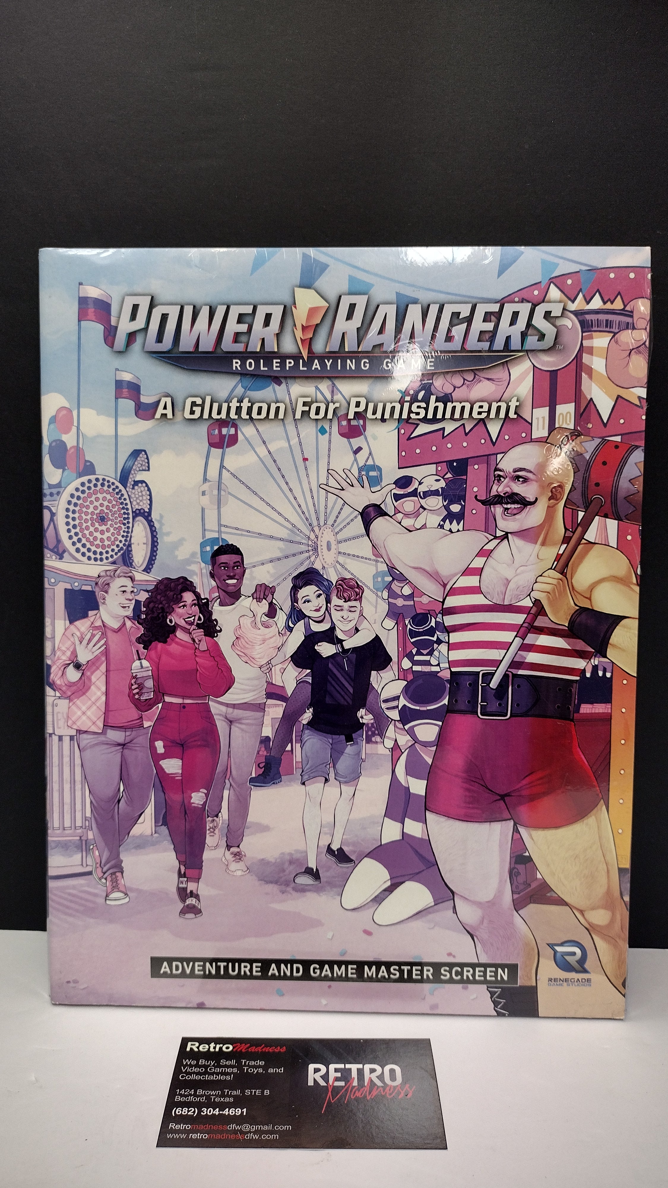 Power Rangers Roleplaying Game: A Glutton for Punishment Adventure & GM Screen – Brand New & Sealed