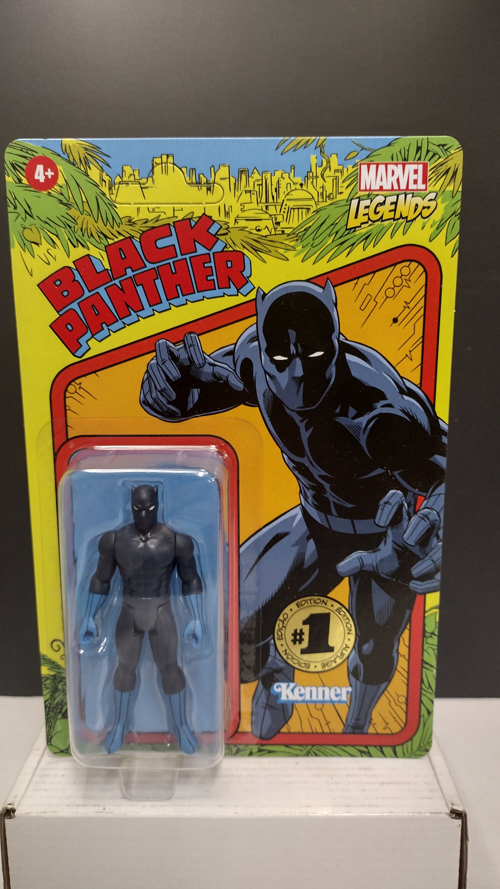 Hasbro Marvel Legends Retro 3.75-Inch Black Panther & Captain America 2-Pack NIB (Open Outer Box)