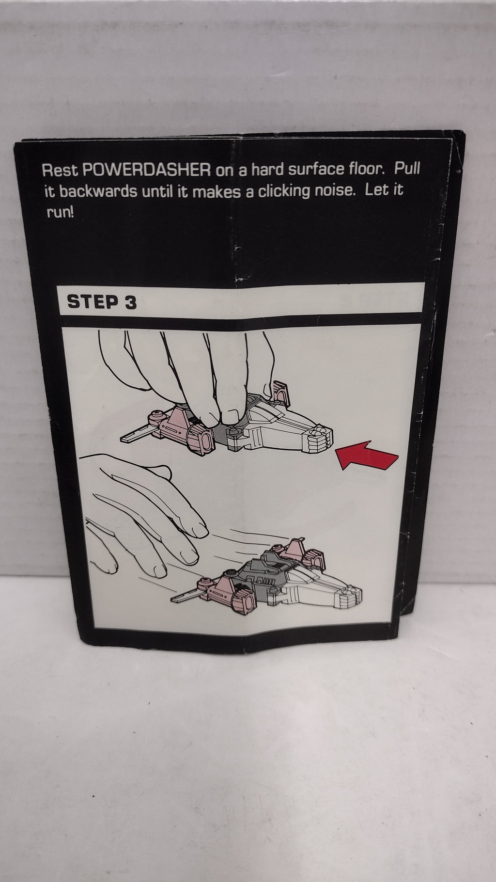 Vintage 1984 Original G1 Transformers Powerdasher Jet - Instruction Booklet