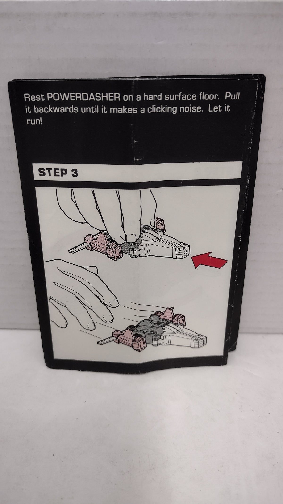 Vintage 1984 Original G1 Transformers Powerdasher Jet - Instruction Booklet
