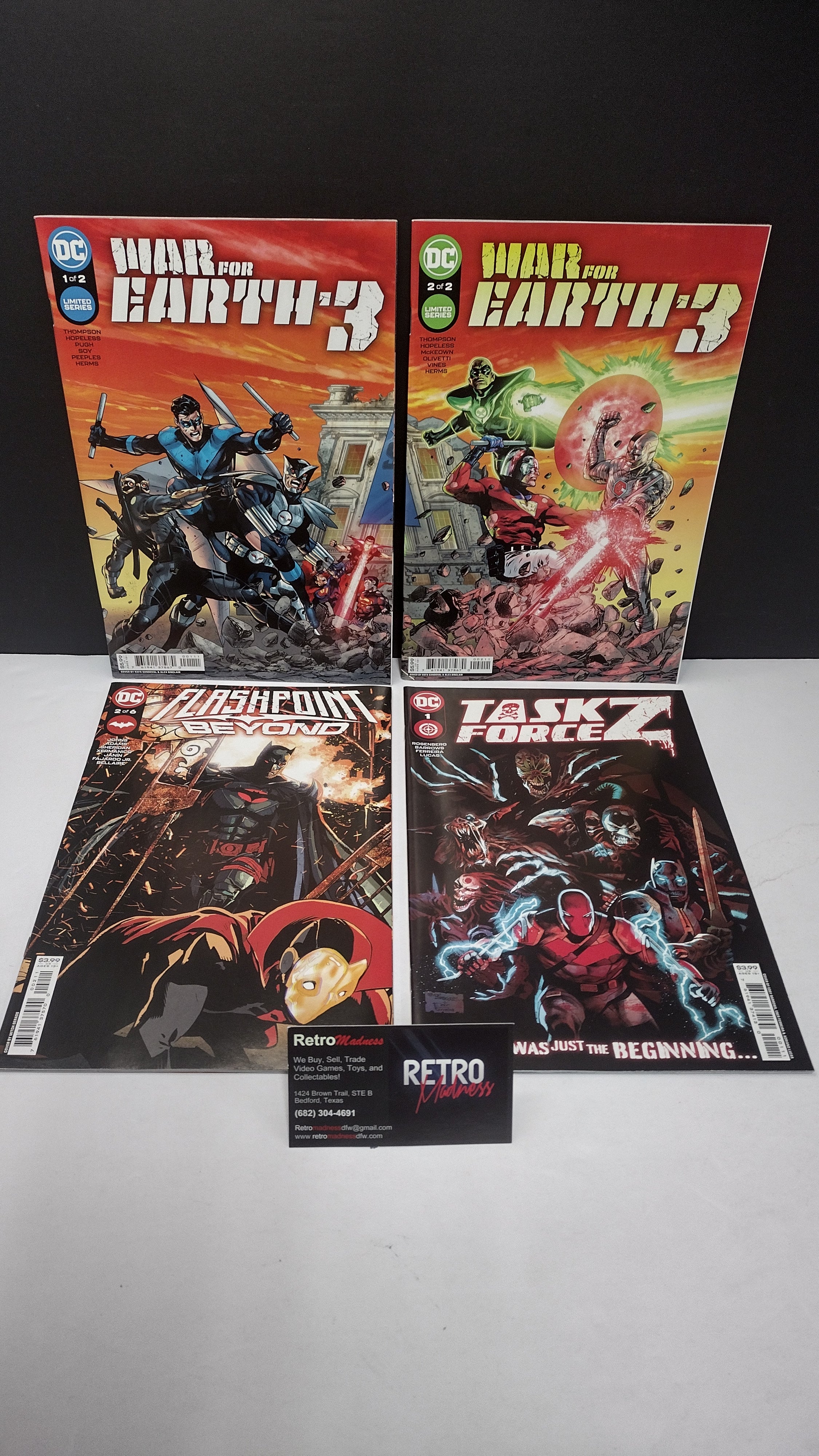 DC Comics Modern Era Lot – 4 Book Set - Lot B3 (Brand New / Unread)