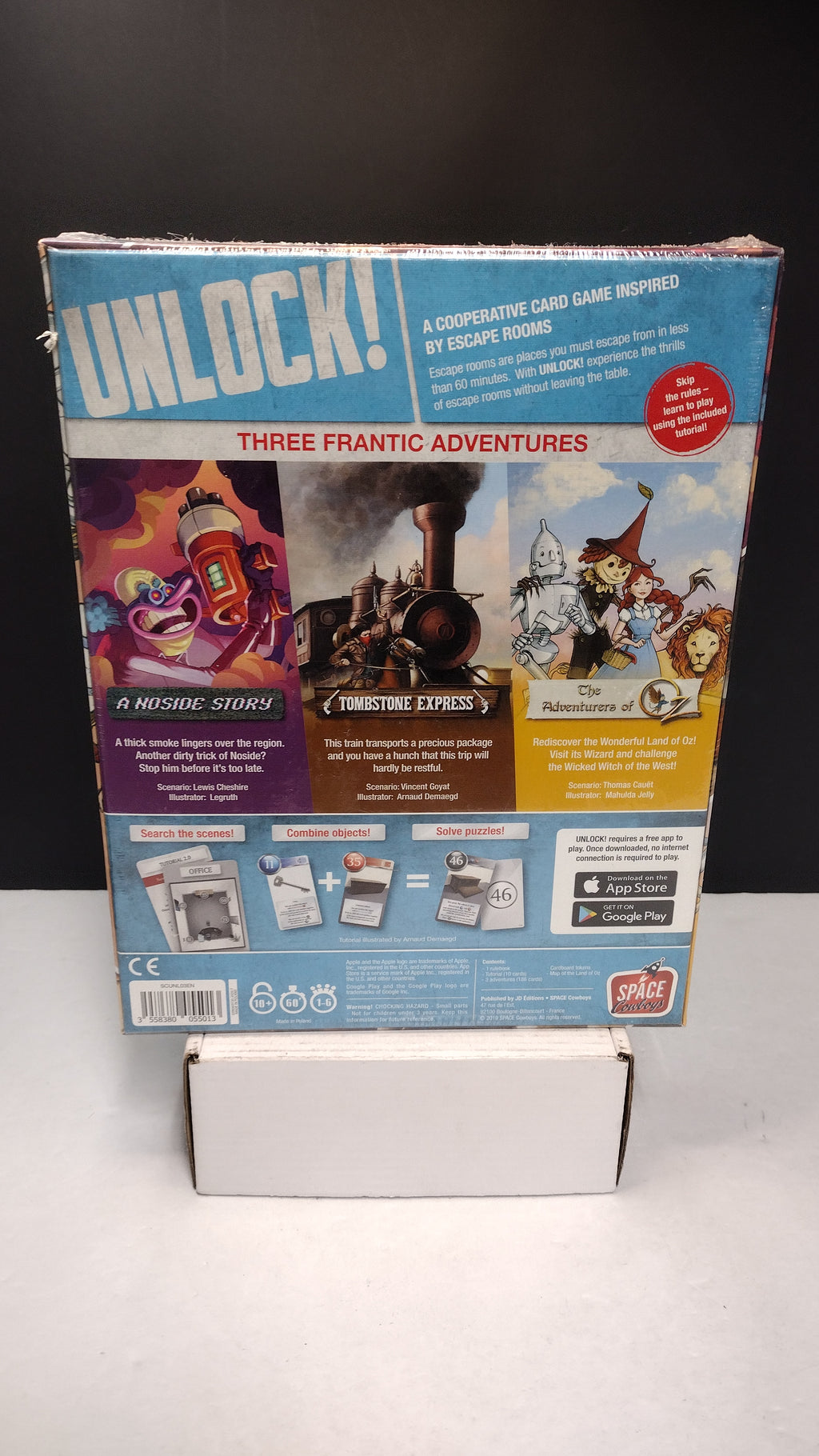 Unlock! Secret Adventures Escape Room Board Game 3-in-1 Box Set New Sealed