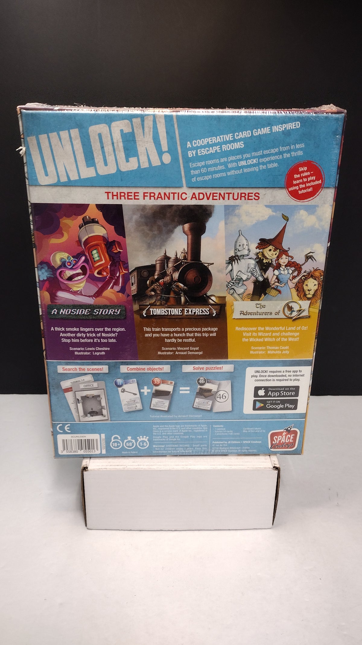 Unlock! Secret Adventures Escape Room Board Game 3-in-1 Box Set New Sealed