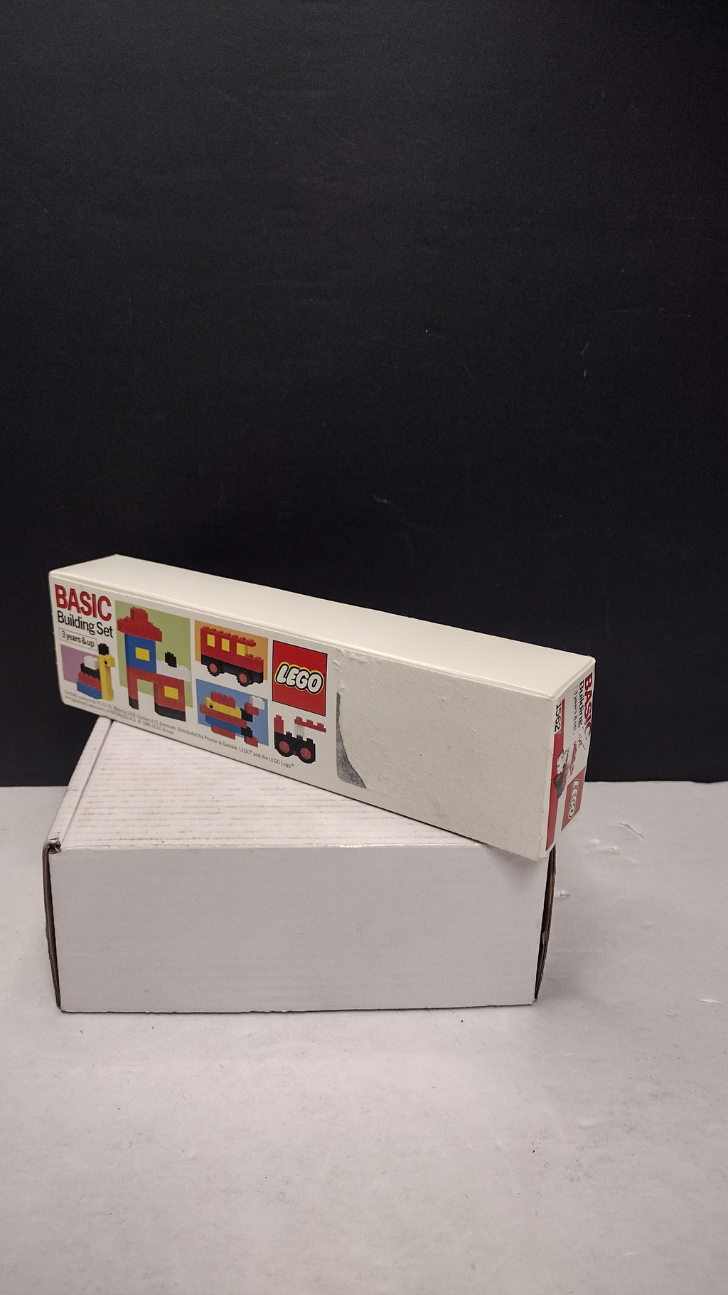 Vintage 1985 LEGO Basic Building Set #1562 Crest Toothpaste Mail-In Promo (Factory Sealed / Sticker Removal Packaging Wear)
