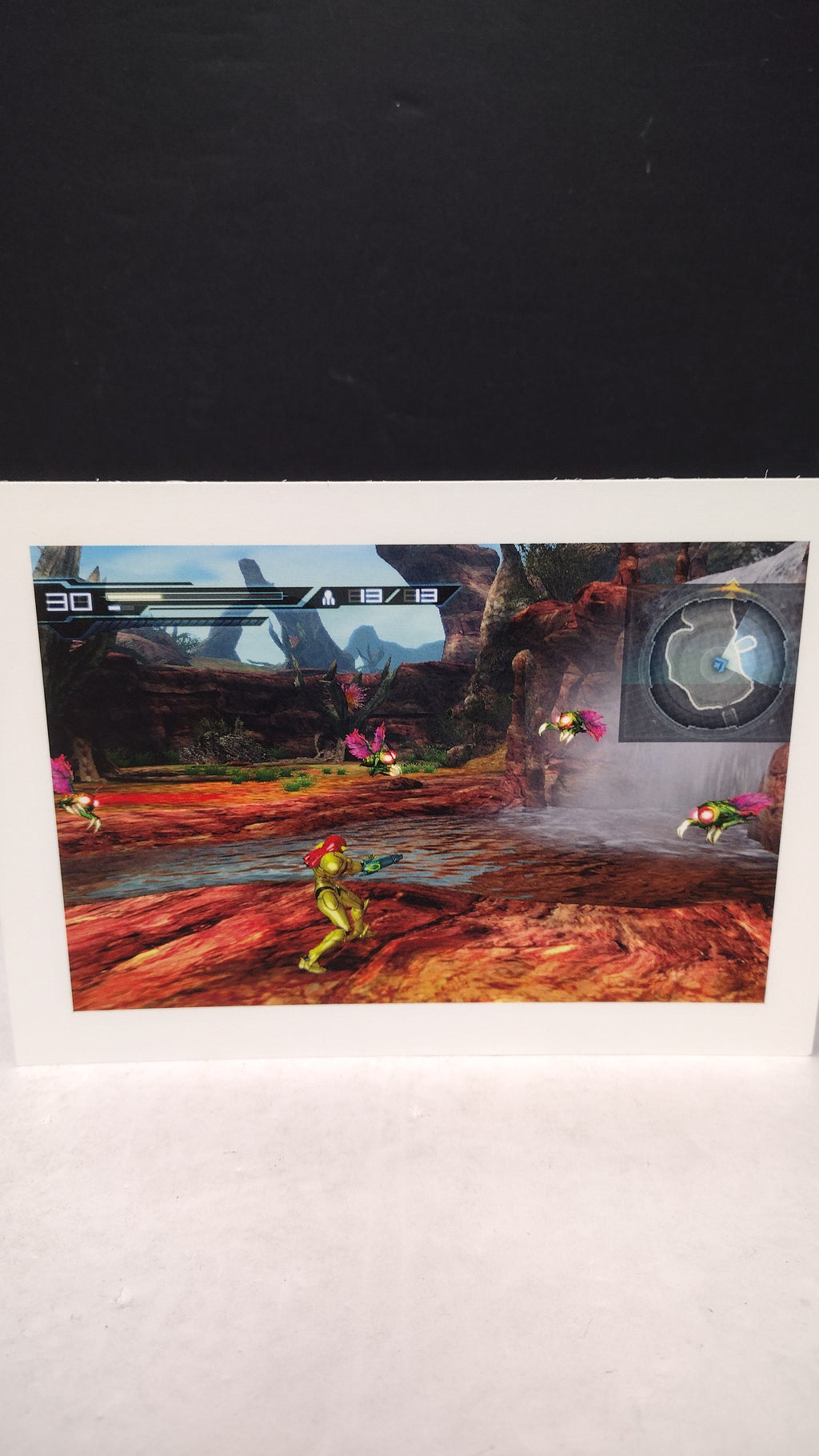 Vintage Metroid Other M Art Folio Art Book with Black Case & 16 Cards Nintendo