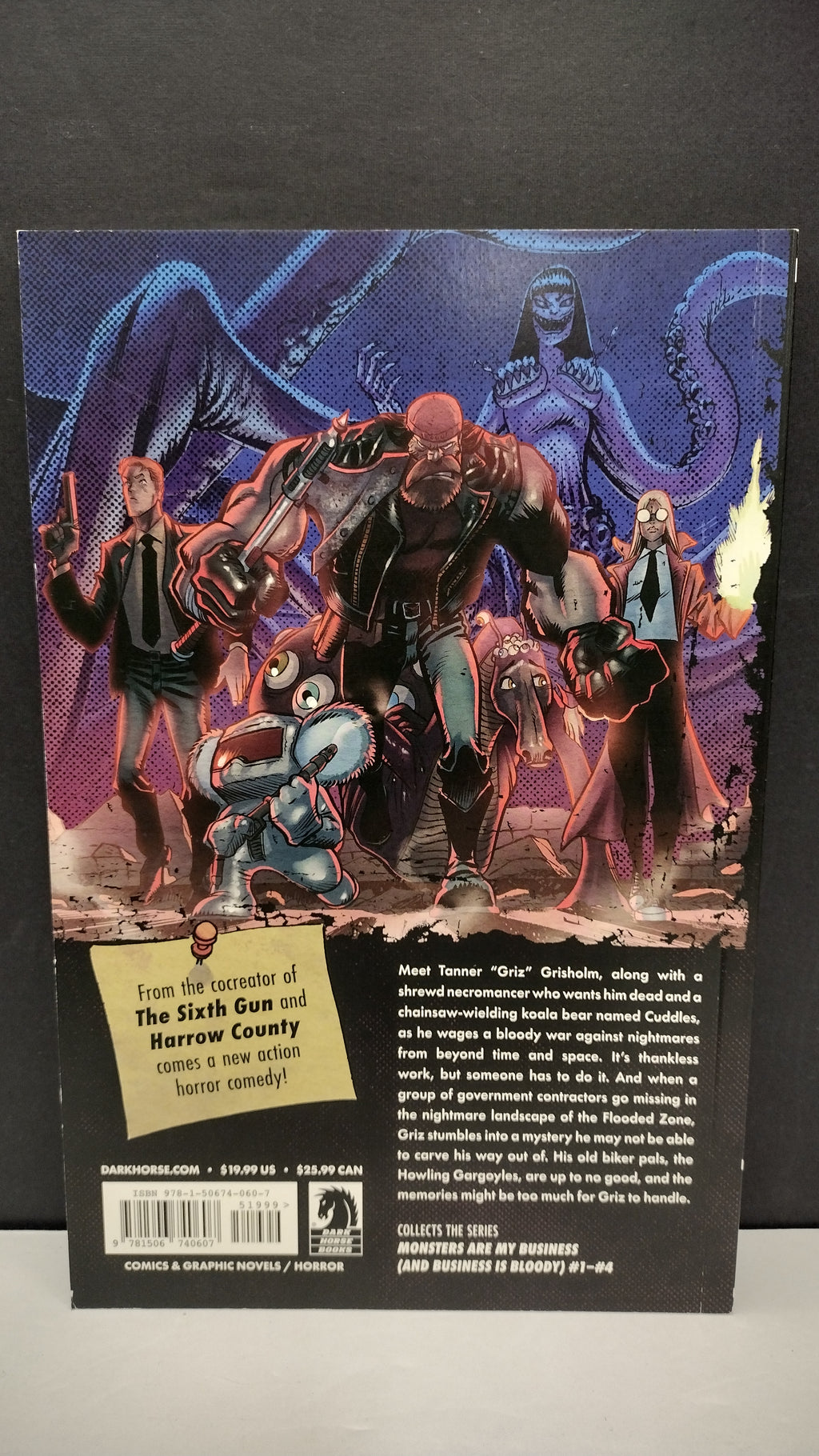 Monsters Are My Business by Cullen Bunn – New Paperback