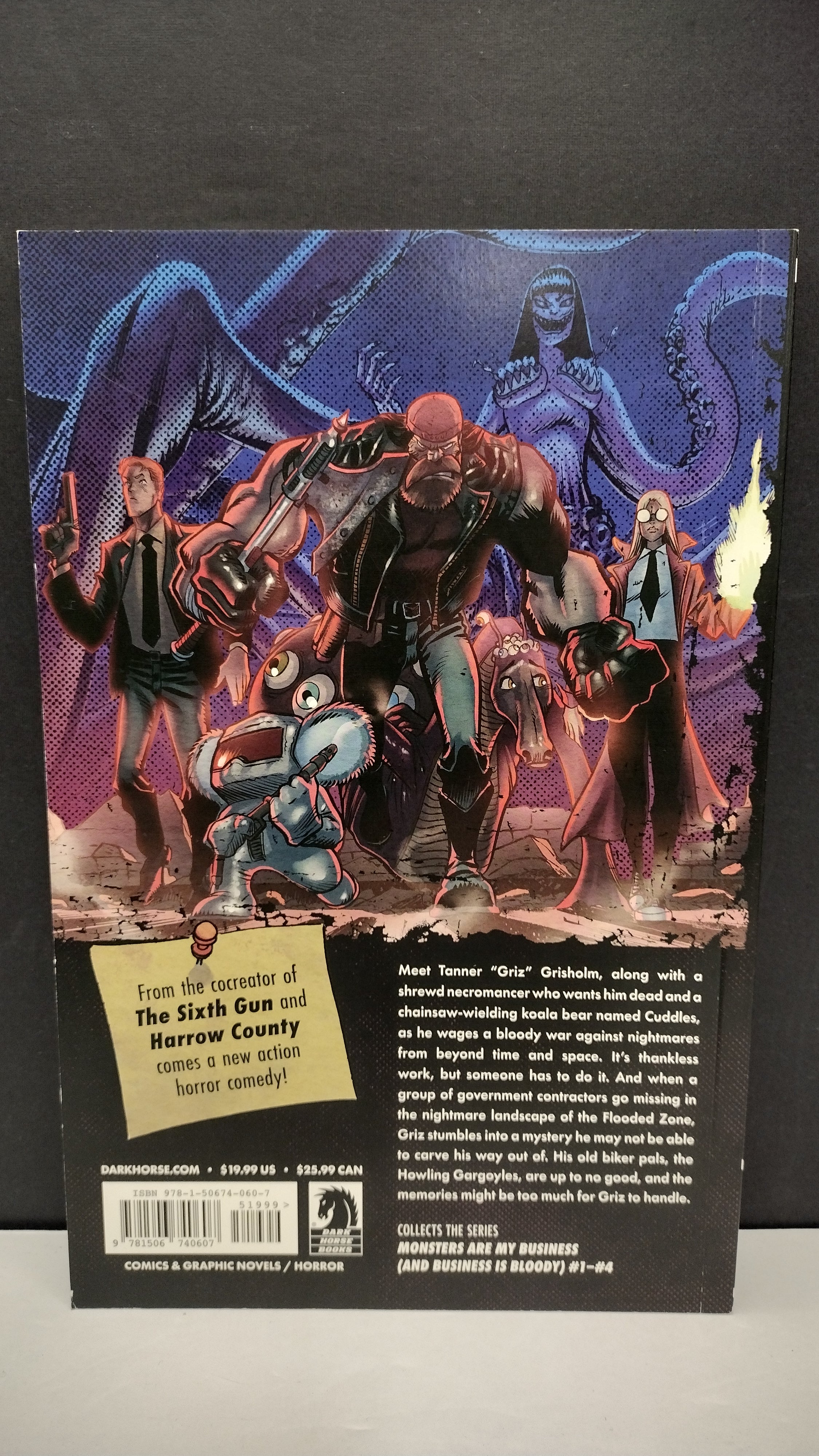 Monsters Are My Business by Cullen Bunn – New Paperback