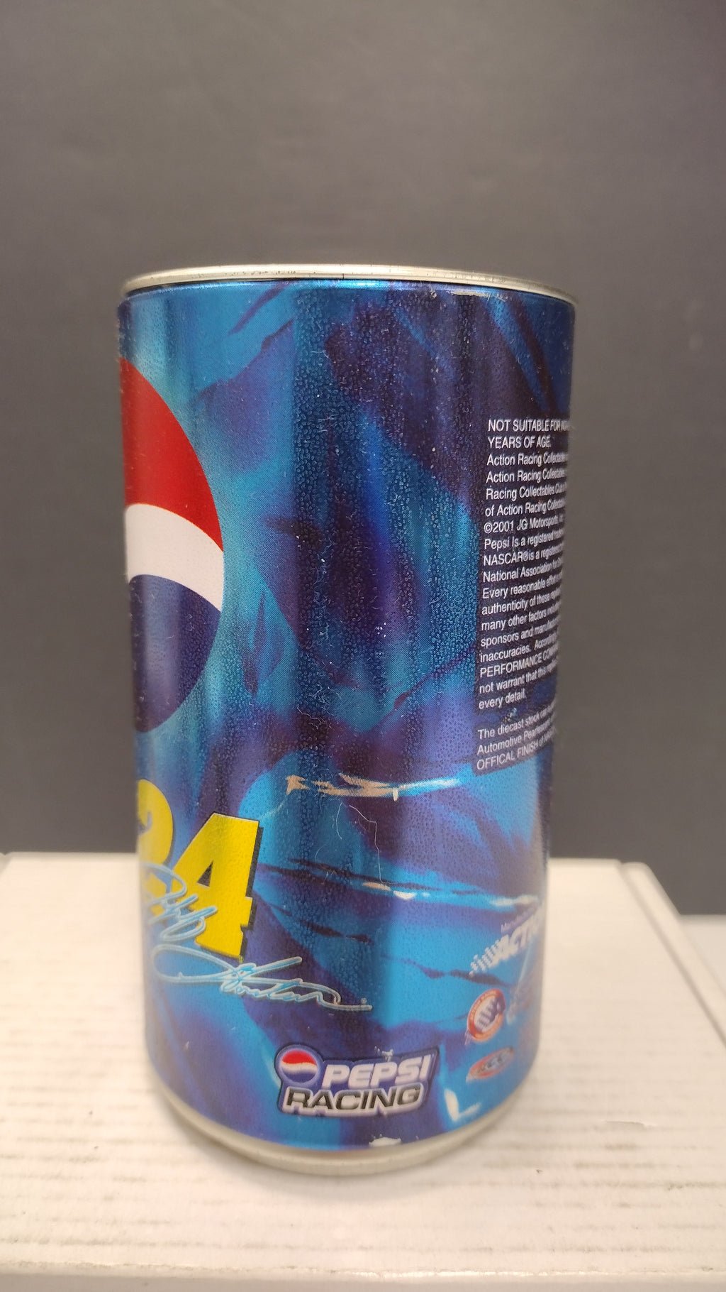 Action Racing 2002 Jeff Gordon #24 Pepsi Chevrolet Monte Carlo 1:64 Diecast in Collector's Can