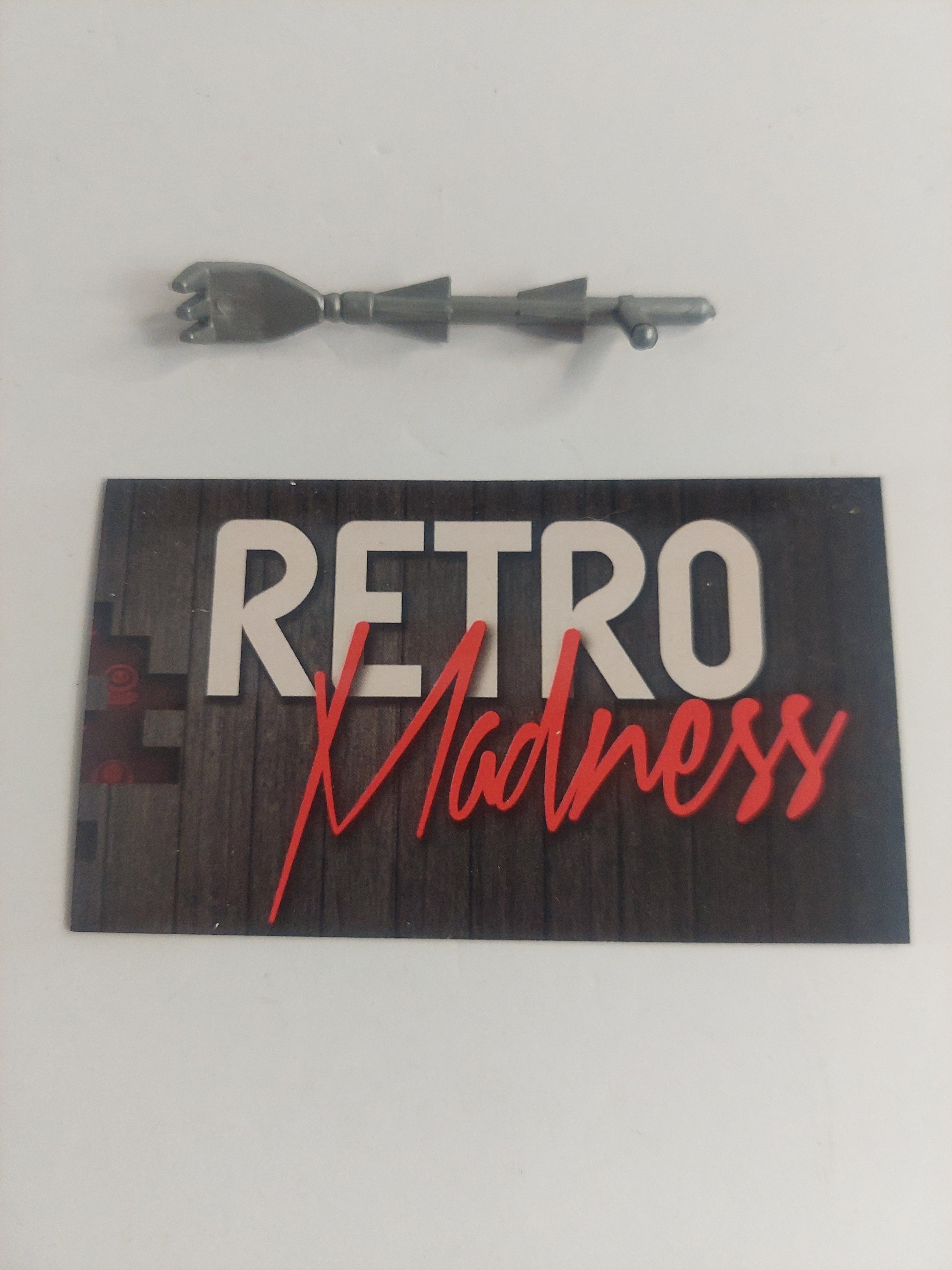 Vintage Mighty Bend A Bots Silver Claw Weapon Accessory Part ONLY