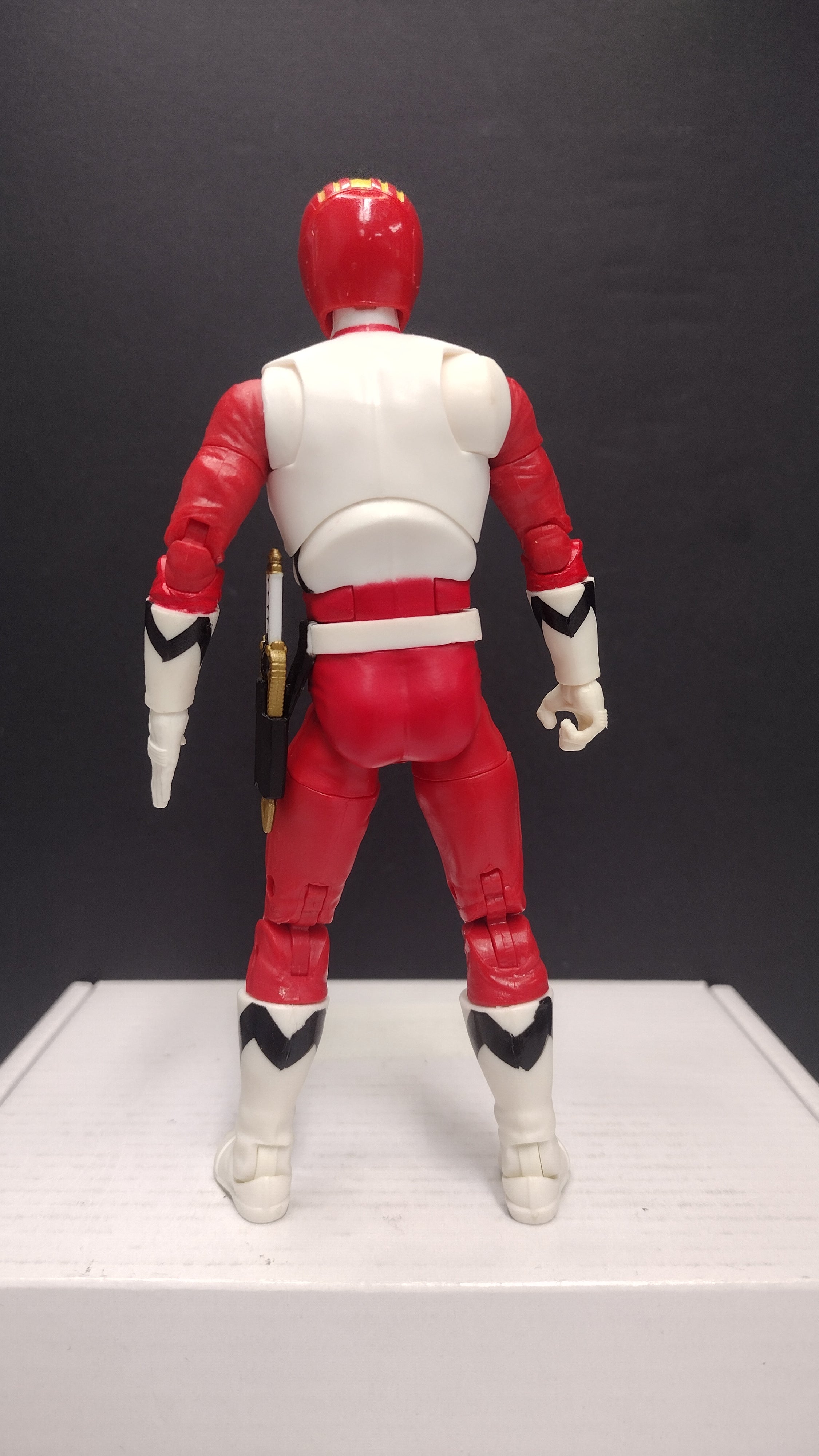 Power Rangers Lightning Collection: Lost Galaxy Red Ranger 6-Inch Action Figure • Loose & Incomplete (Hasbro)