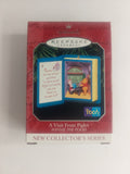 Vintage 1998 Hallmark Keepsake Ornament Winnie the Pooh A visit From Piglet