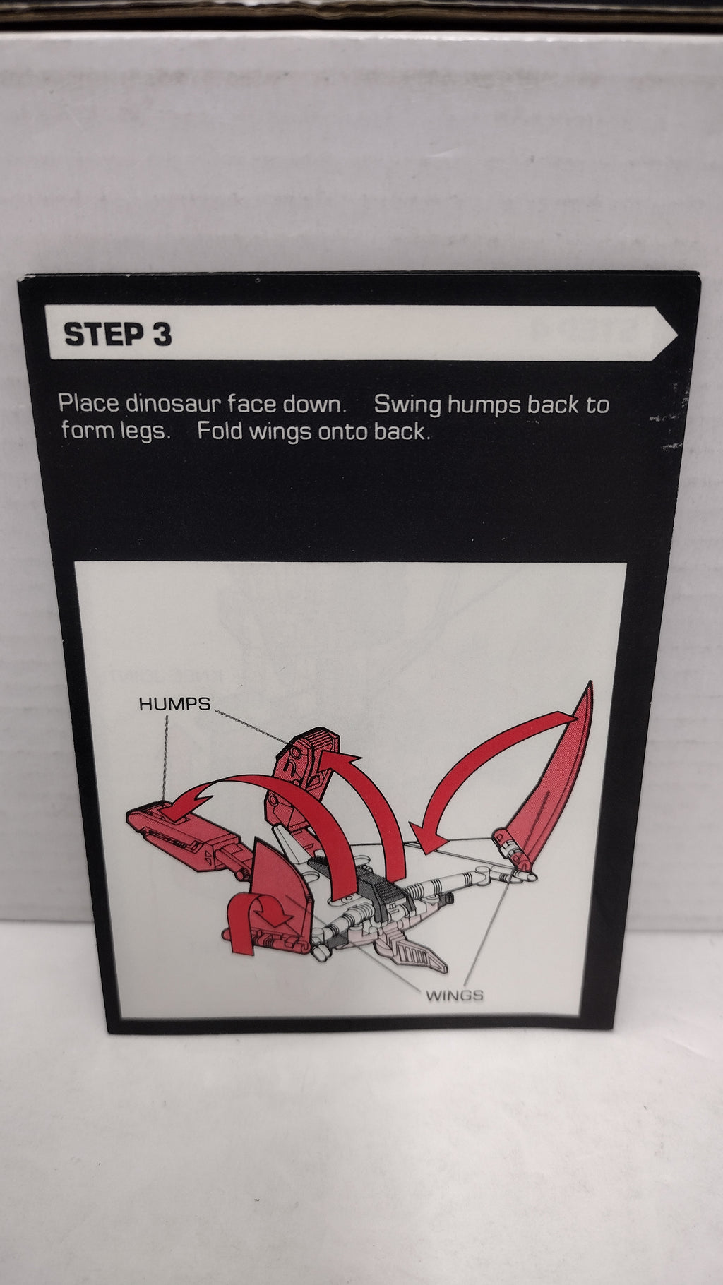 Vintage 1986 Original G1 Transformers Swoop - Instruction Booklet