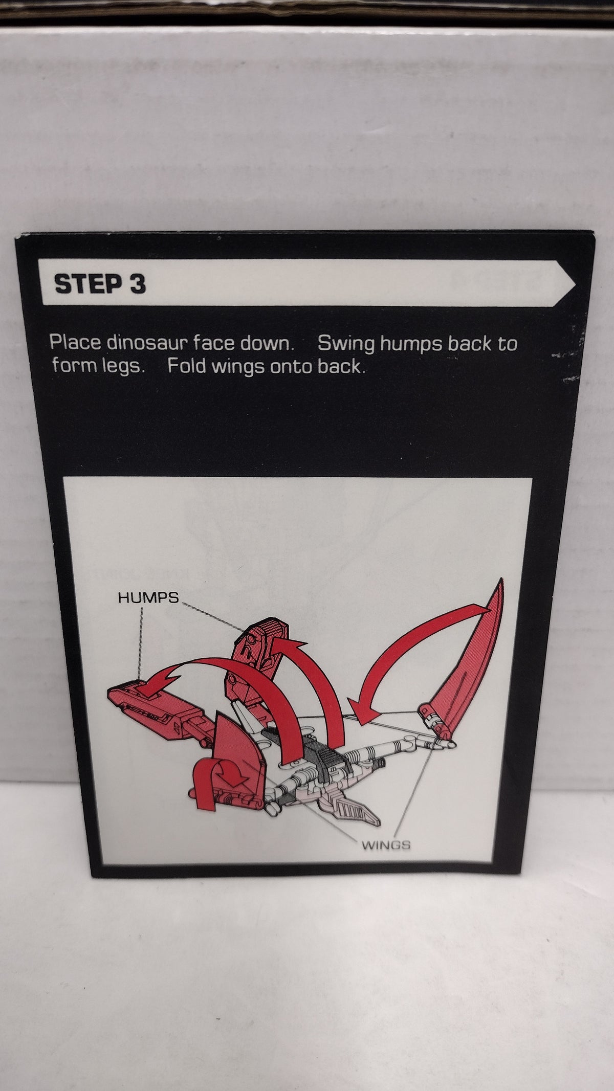 Vintage 1986 Original G1 Transformers Swoop - Instruction Booklet
