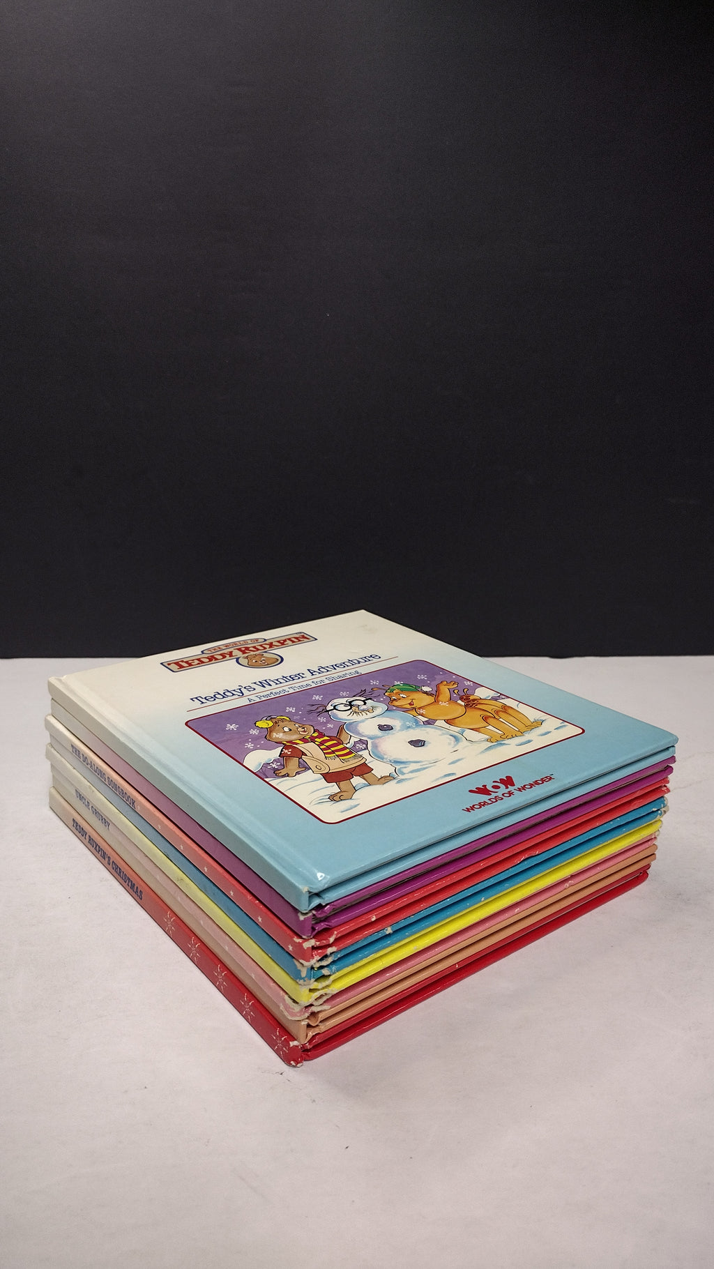 Vintage 1985 Teddy Ruxpin Hardcover 8-Book Storybook Lot (Worlds of Wonder) – Books Only, No Cassettes