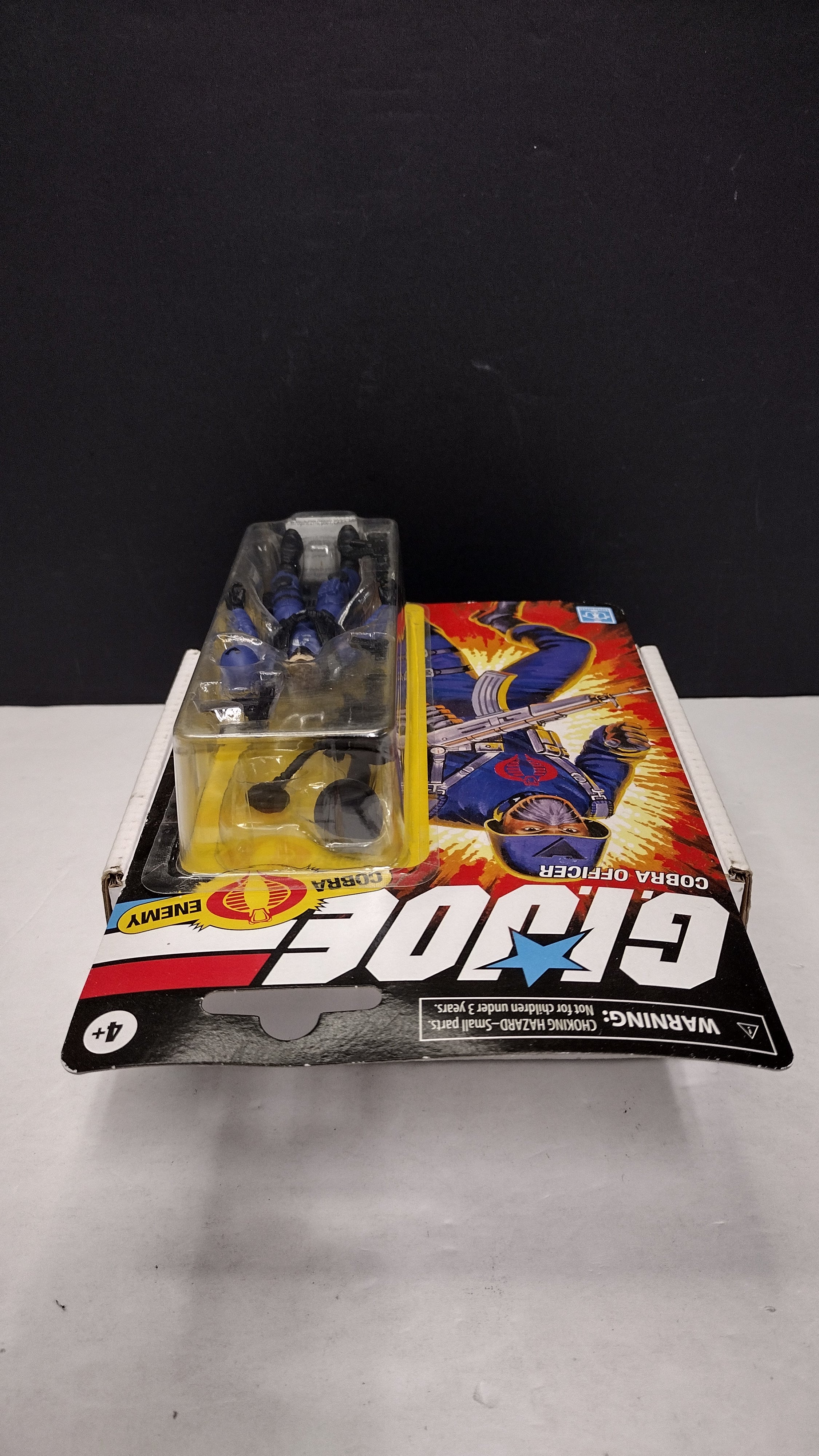 Hasbro G.I. Joe Retro Collection Cobra Officer 3.75" Action Figure (Walmart Exclusive - On Card, Right side Bubble Lift)