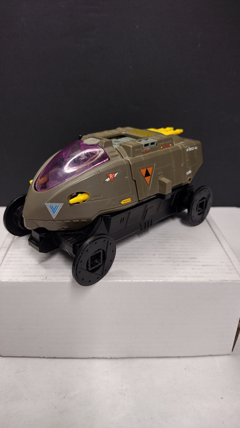 Vintage 1986 Coleco Starcom Shadow Raider Sneak Attack Vehicle (Incomplete / Mechanics Work)