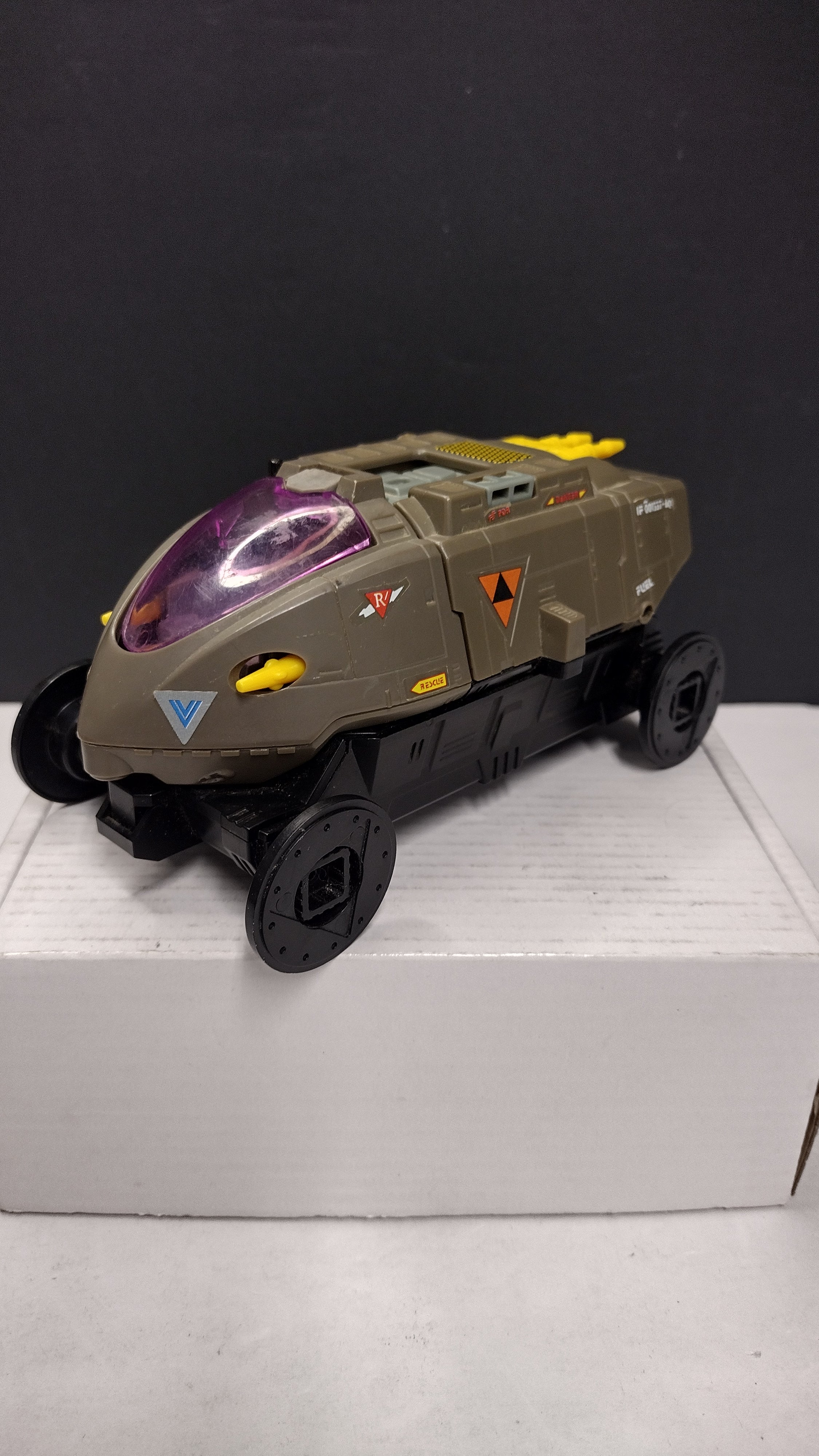 Vintage 1986 Coleco Starcom Shadow Raider Sneak Attack Vehicle (Incomplete / Mechanics Work)