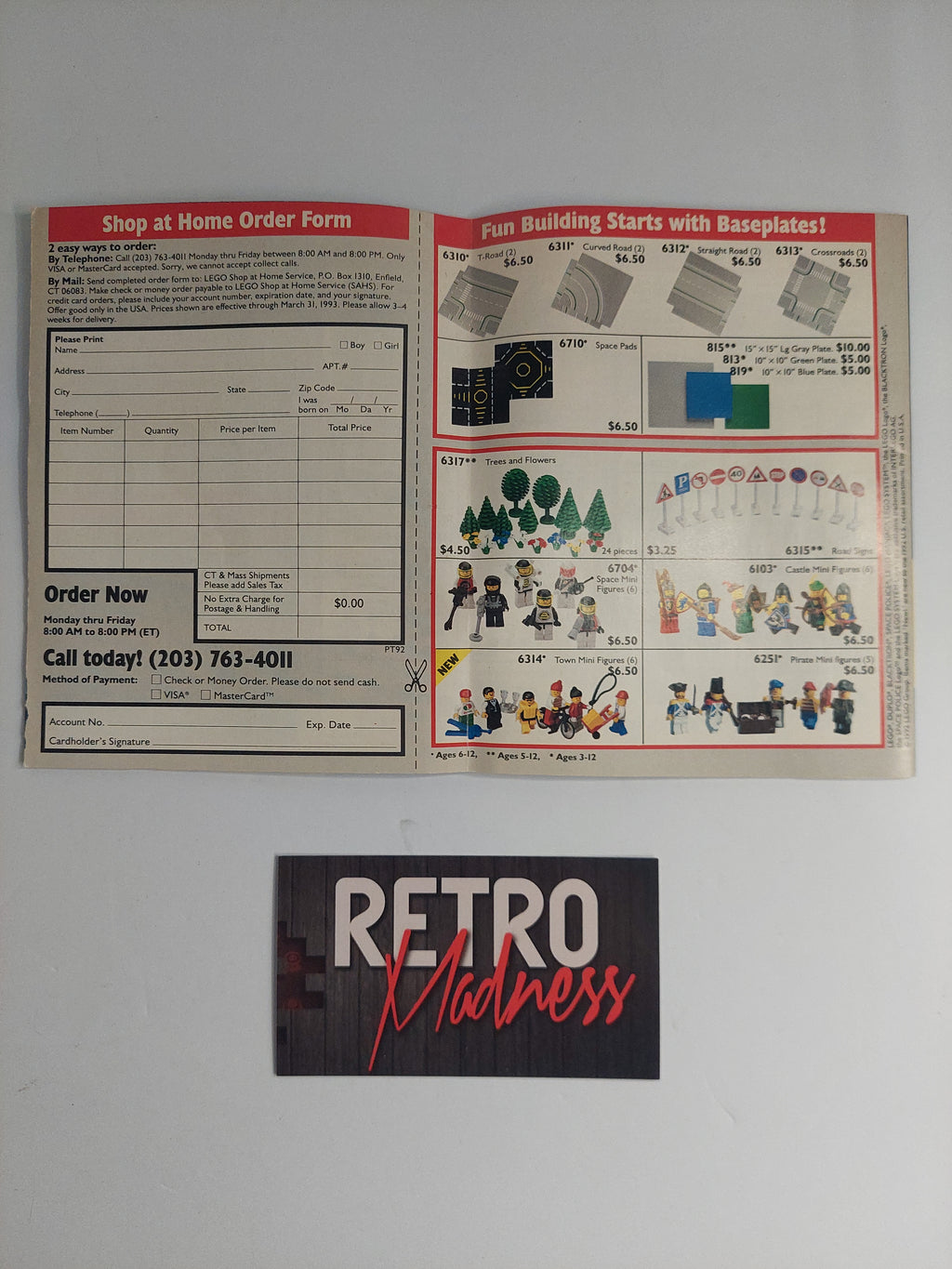 Vintage 1992 LEGO Catalog Booklet