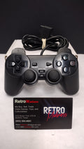 Sony PlayStation 2- 3rd Party Analog Controller 2- Black- Tested