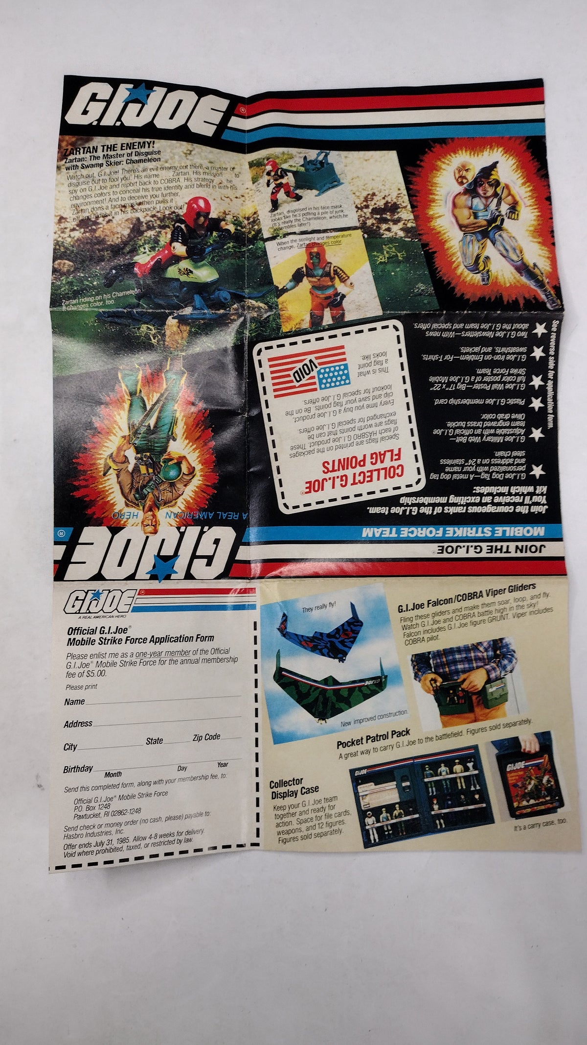 G.I. Joe 1984 Catalog Brochure Booklet Vintage Hasbro ARAH