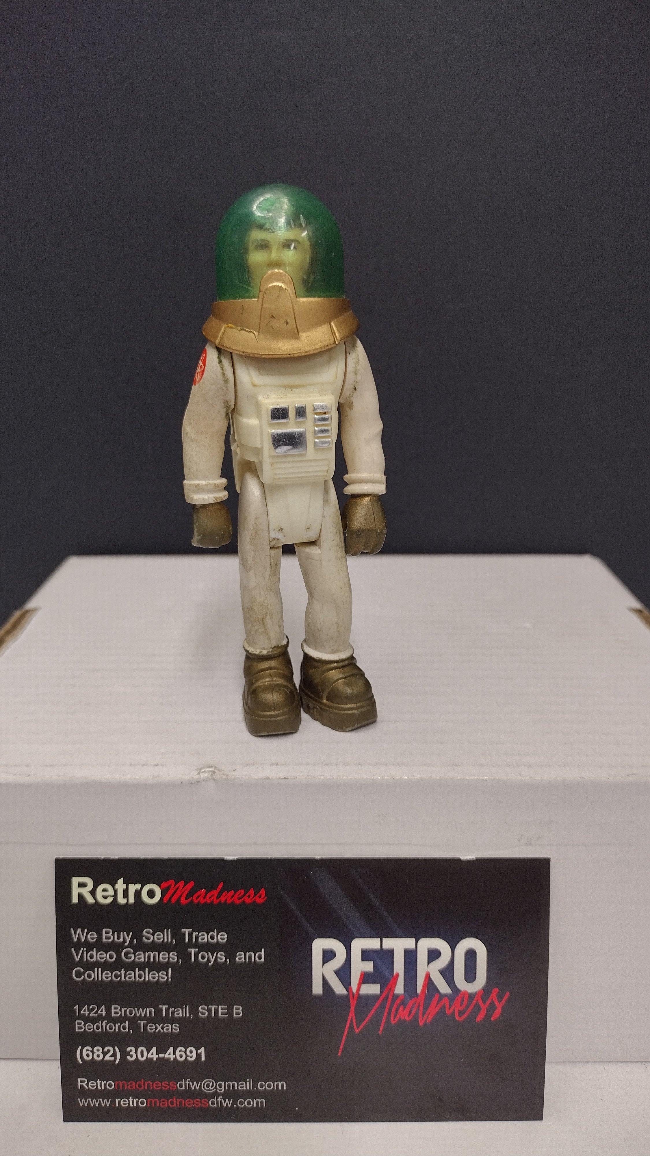 Vintage Fisher-Price Adventure People: Male Astronaut Figure – 1970s / 1980s