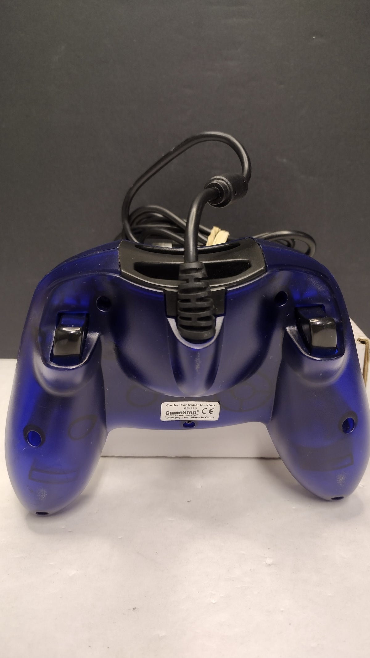 GameStop Xbox Wired Controller Blue BB-136 Original Xbox Tested
