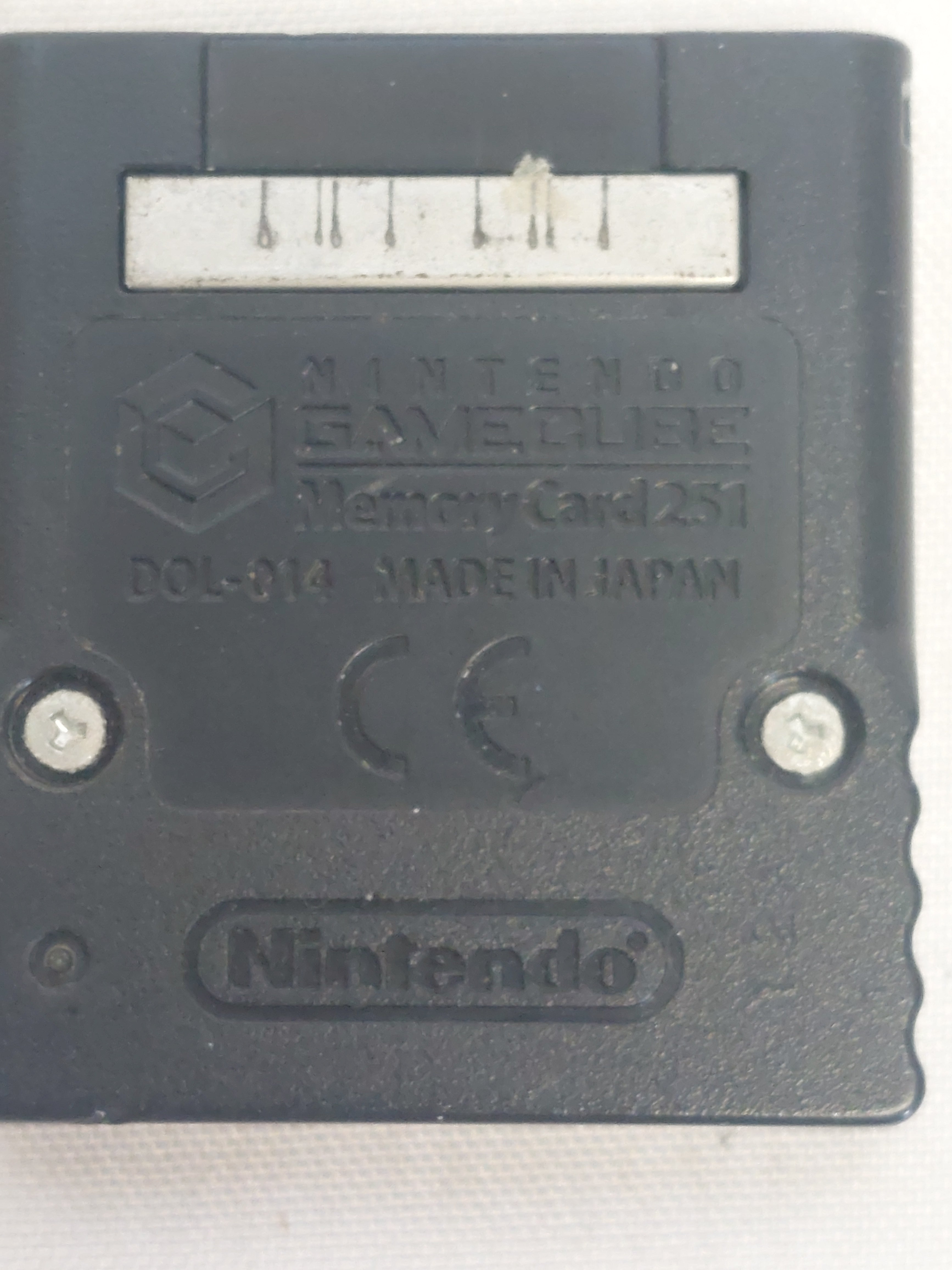 Nintendo GameCube Memory Card DOL-014 Untested