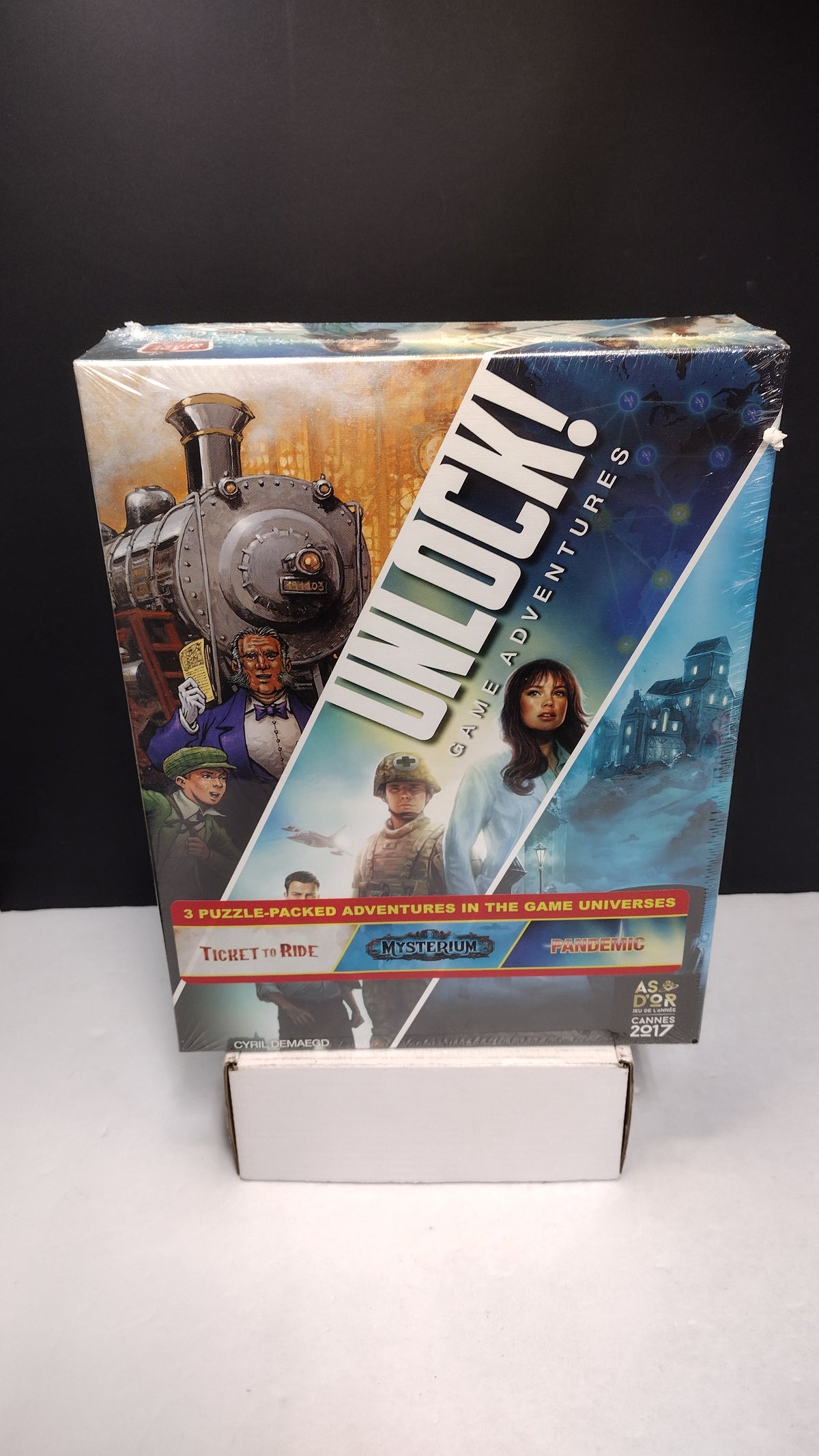 Unlock! Game Adventures Escape Room Board Game 3-in-1 Box Set New Sealed