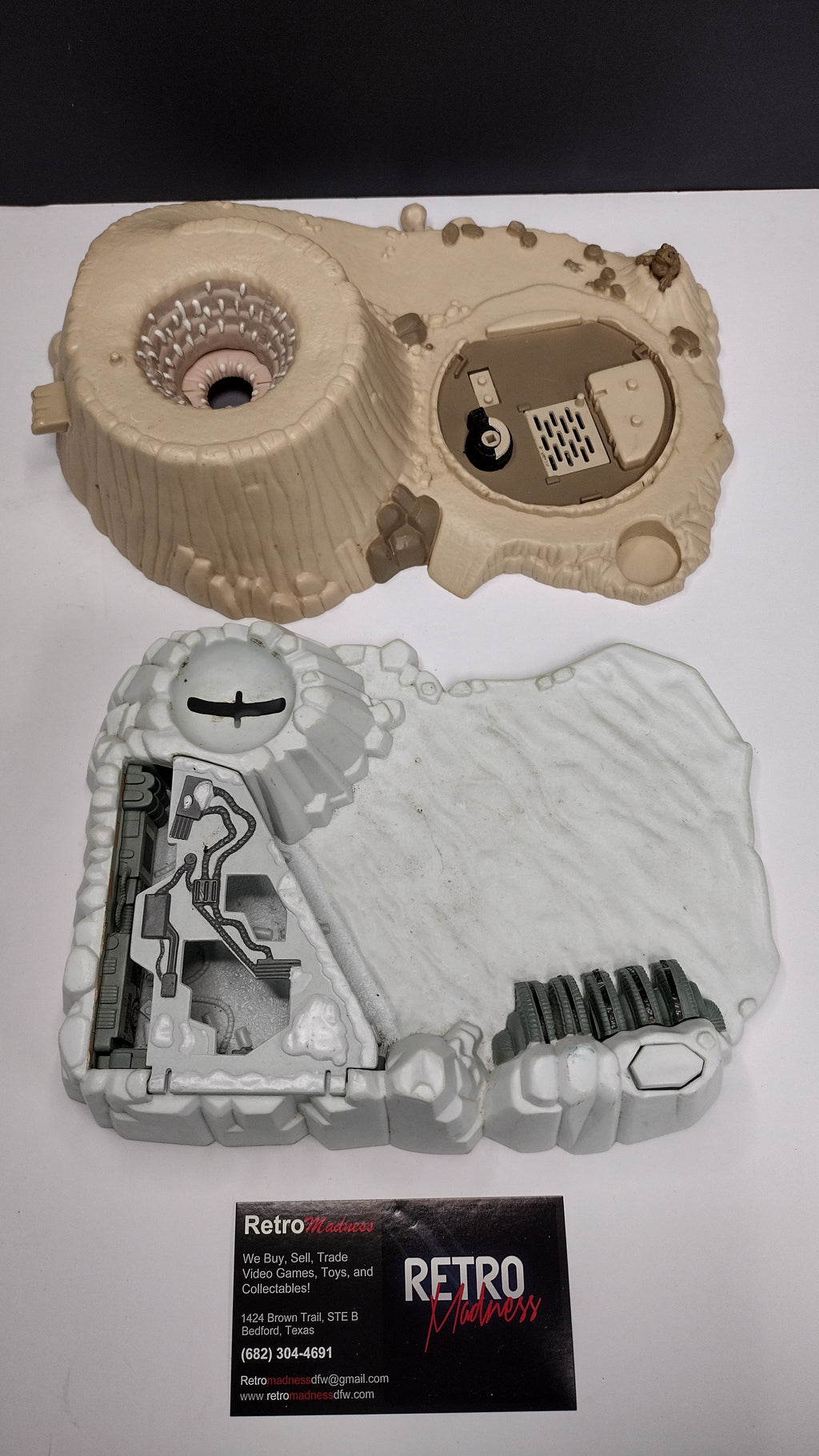 Vintage Galoob Micro Machines Star Wars: Hoth & Tatooine Playset Lot – Incomplete