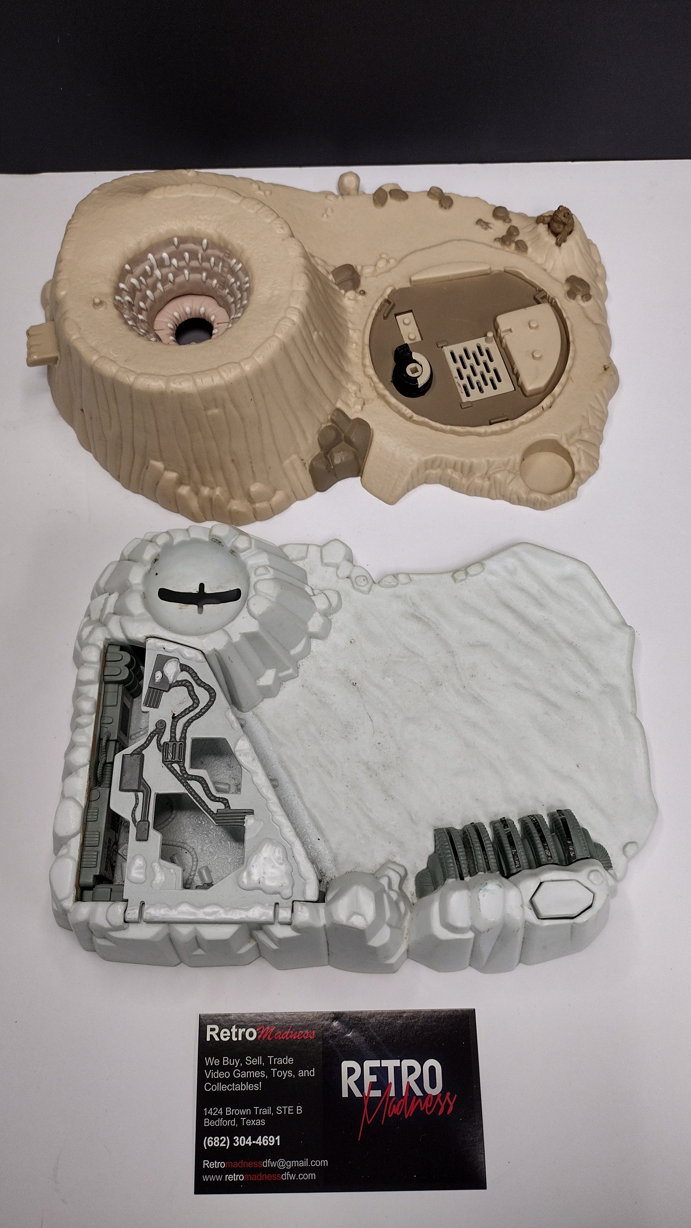 Vintage Galoob Micro Machines Star Wars: Hoth & Tatooine Playset Lot – Incomplete