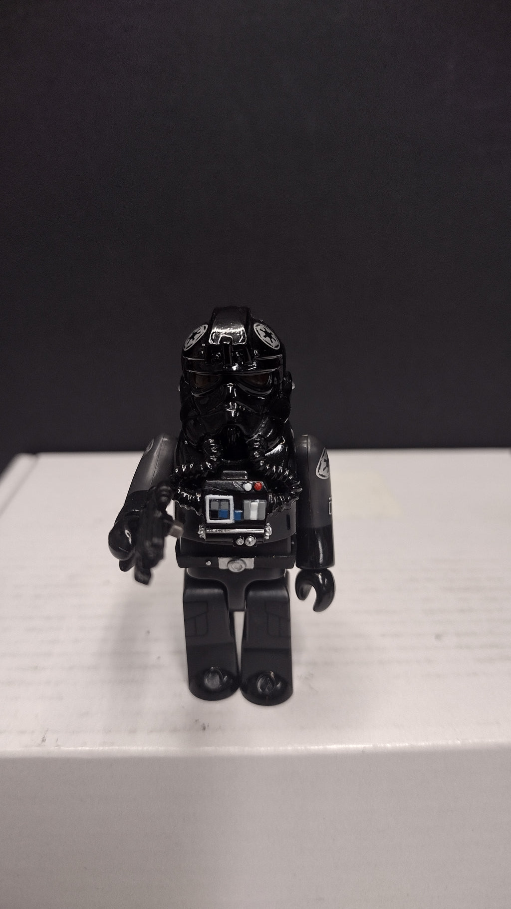 Authentic Star Wars x Medicom Toy: Kubrick Series 6 – TIE Fighter Pilot 100% Micro Figure with Blaster • Tomy 2006
