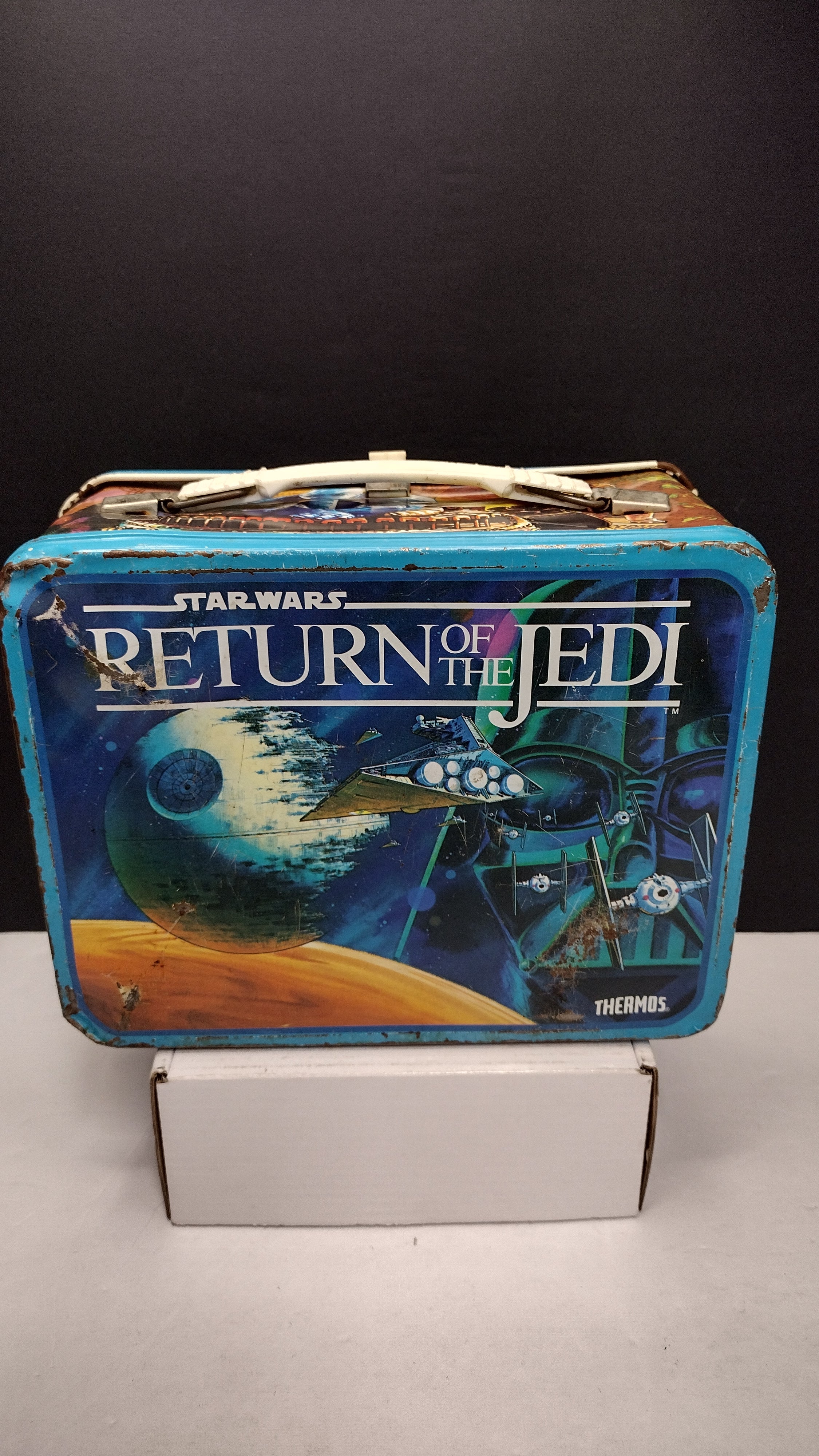 Vintage 1983 Star Wars: Return of the Jedi Metal Lunch Box (Standalone / No Thermos)