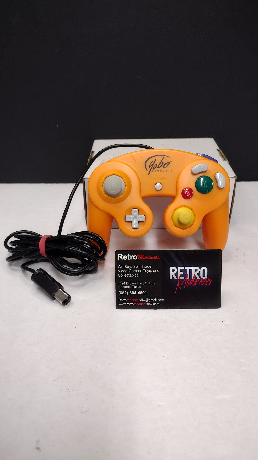 Nintendo GameCube Wired Controller Orange Yobo Gameware Tested