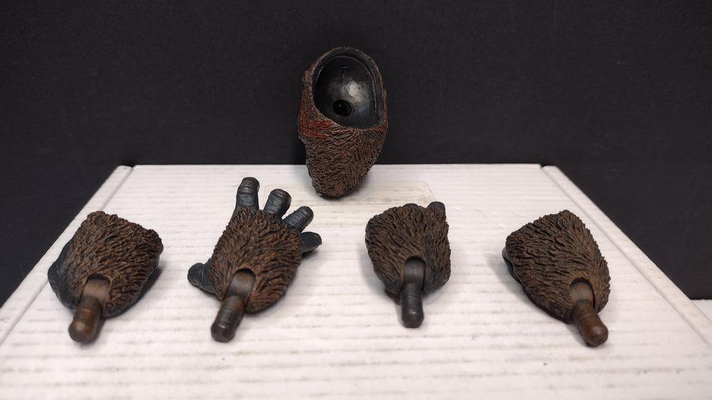 King Kong Skull Island Ultimate Custom Parts Lot Bloody Head & 4 Hands