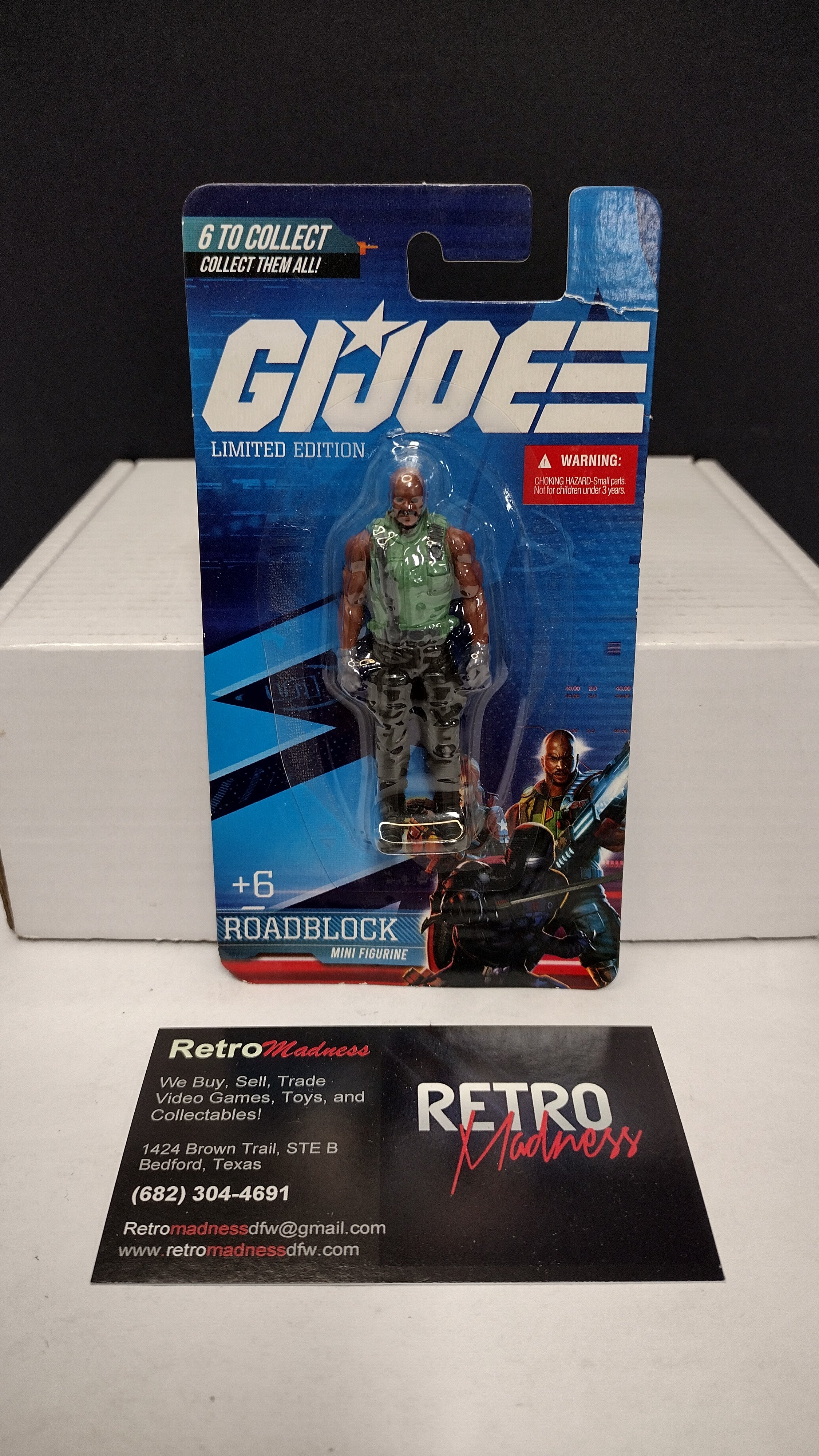 Hasbro Prexio GI Joe Roadblock Mini Figure Sealed New